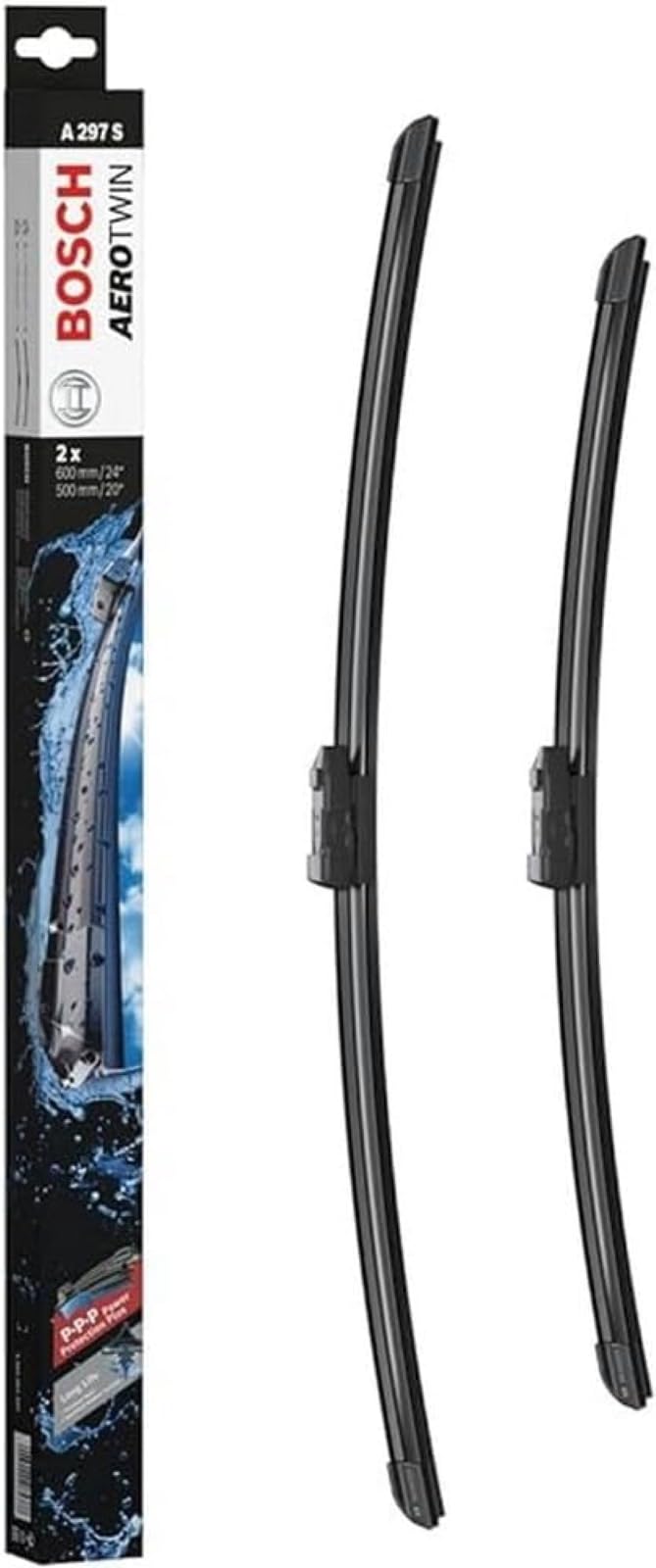 Bosch Aerotwin 3397007297 Original Equipment Replacement Wiper Blade 24'/20' (Set Of 2)