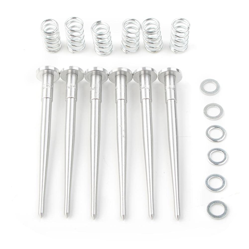 Newsmarts Rebuild Kit Brass, Rubber 6 sets Carburetor for HONDA GL1500C GL1500CT Tour Valkyrie 1500