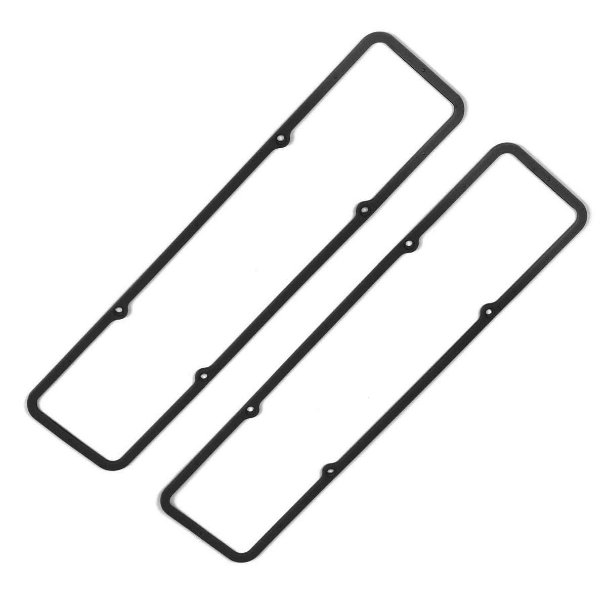 Vincos Sbc Valve Cover Gaskets Compatible With Sbc 283 305 327 350 383 400 Steel Core Rubber Silicone Valve Cover Gasket 7484Box 1628