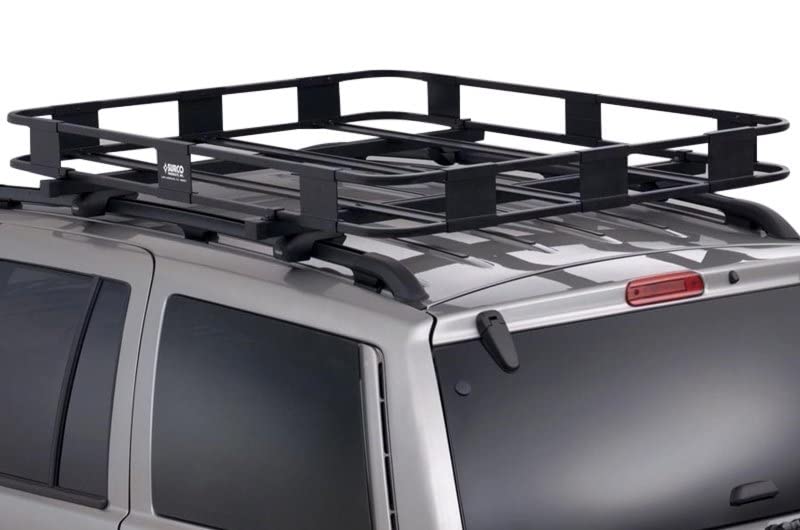 Surco Black Aluminum Safari Roof Rack For Cargo, Luggage, And Bikes. Premium Quality Made In The Usa. For Truck, Car, Van, Suv.