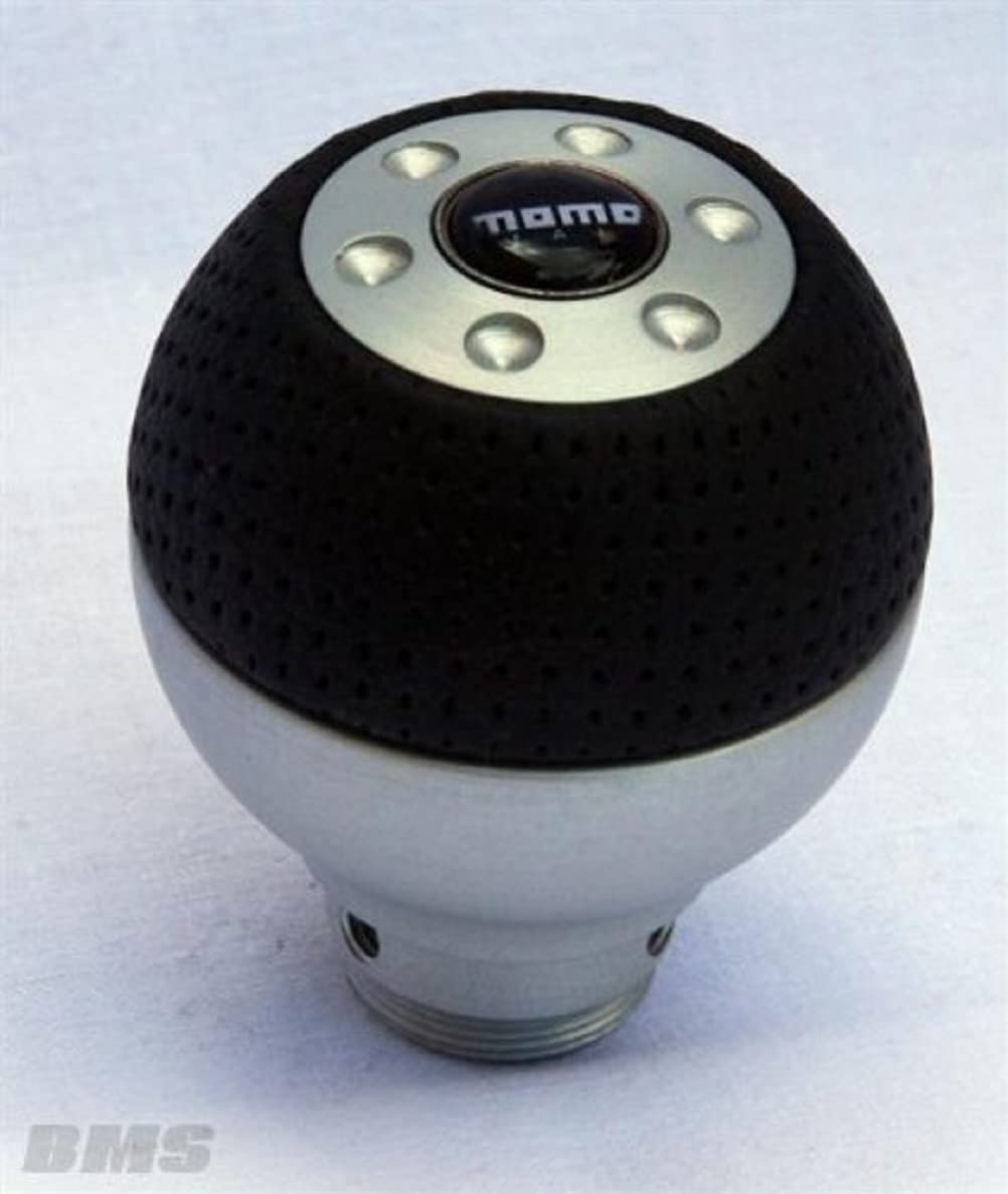 MOMO Airleather Aluminum Shift Knob, Black