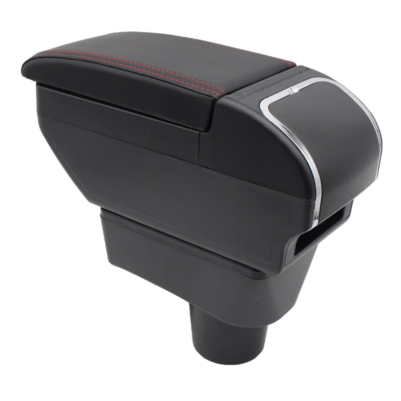 Yjywzh For Mitsubishi Mirage Attrage 2014-2024 Armrest Box Center Storage Box Hand Centre Consoles With Cup Holder Arm Rest Doub