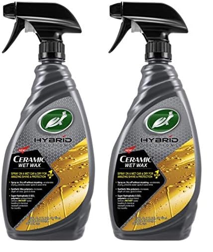 53410 Hybrid Solutions Ceramic Wet Wax, 1-Step Shine And Protection, Extreme Water Beading, Keeps Vehicle Cleaner For Longer, No