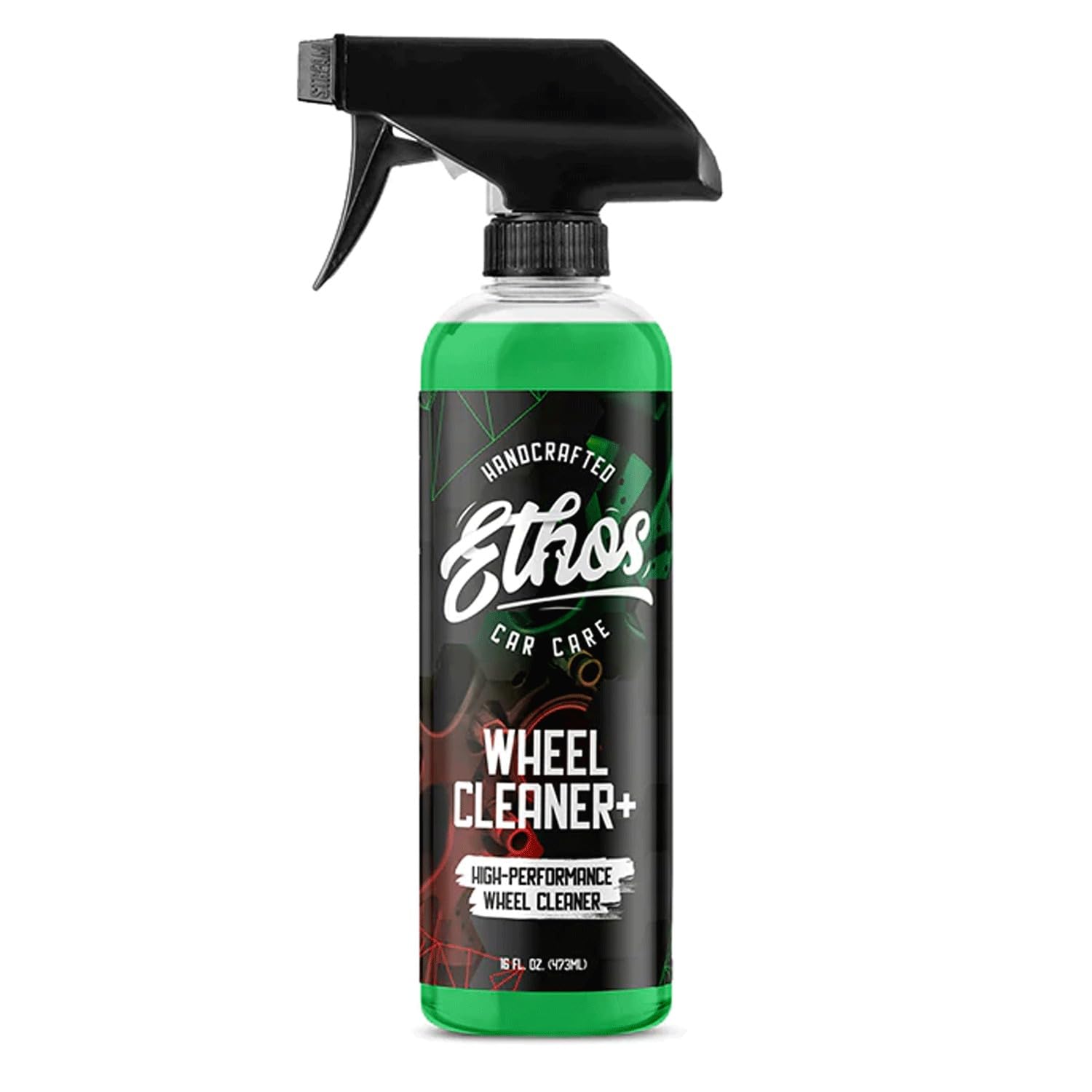 Ethos Wheel Cleaner Spray - Iron Remover Car Detailing - Rim Cleaner Spray Brake Dust, Iron Remover - Color Change Technology - 