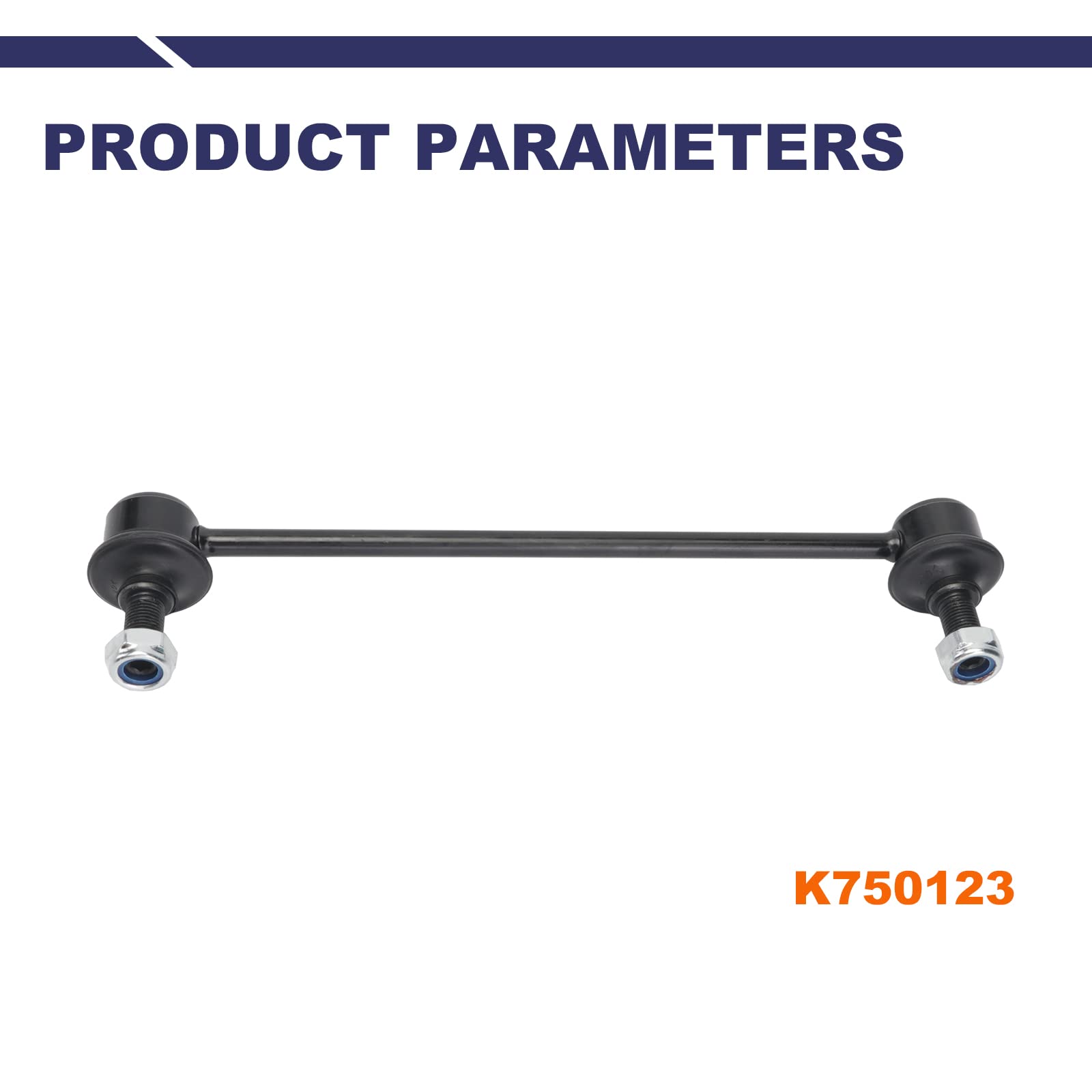 Stiueoav K750123 Sway Bar Link - Front Stabilizer End Link Compatible With 2013-2018 Es350/Es300H/Avalon?2007-2009 Es350?2007-20