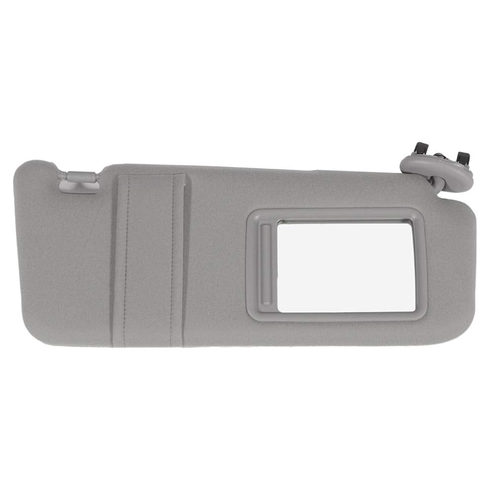 Scitoo Gray Right Passenger Side Interior Sun Visor Fit For Toyota For Camry 2006-2011 Without Sunroof (Oe:74310-06750-B0)