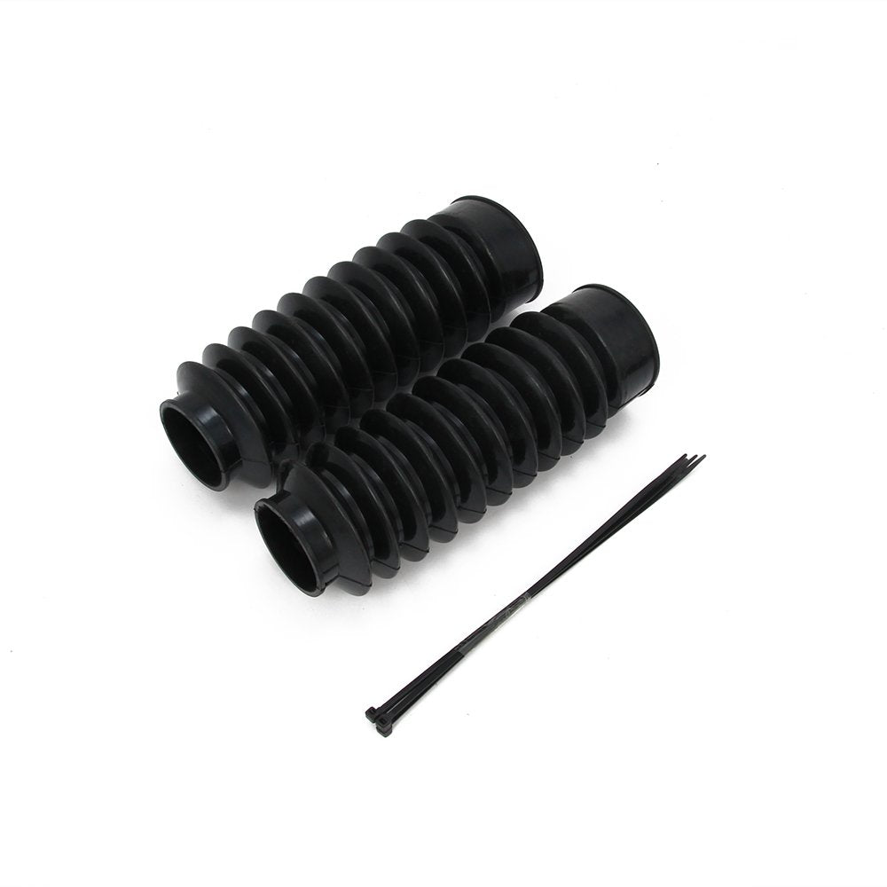 Anxin 49Mm Fork Cover Front Gaiters Gators Boot Shock Absorber For Dyna Fxdwg Black