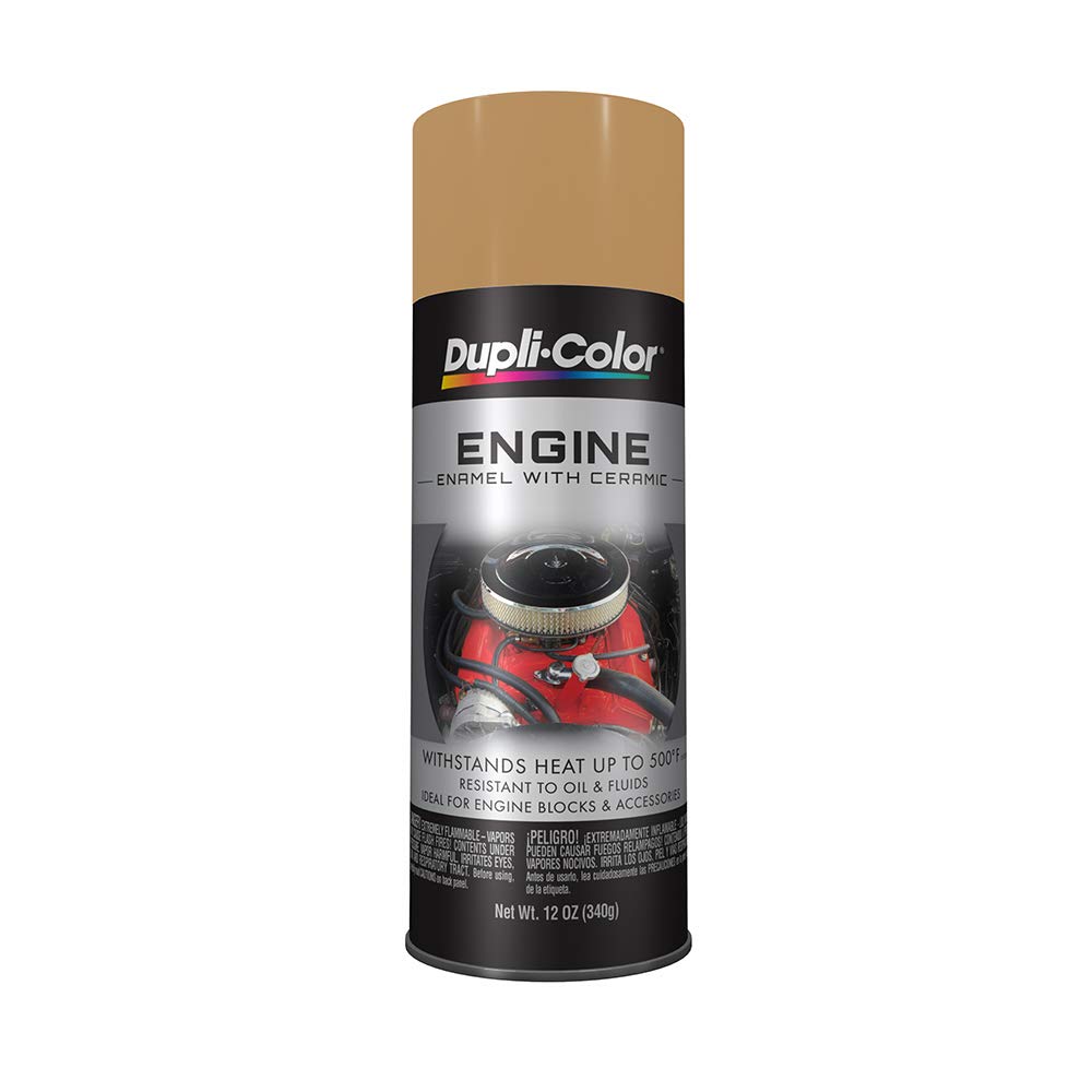 Dupli-Color De1638 Engine Enamel Spray Paint With Ceramic - Cummins Beige - 12 Oz Aerosol Can