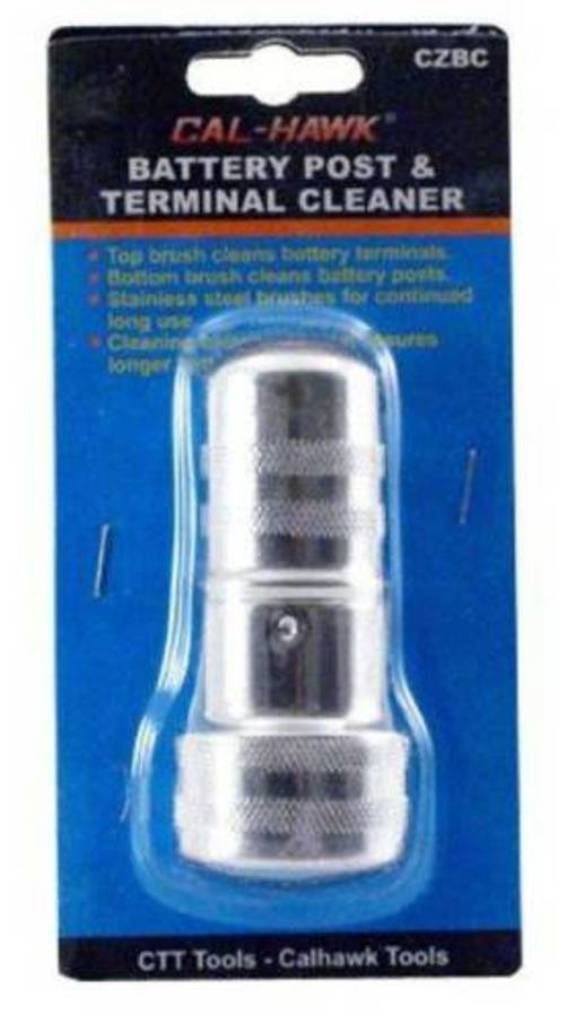 Battery Top Post and Terminal Cleaner - Dirt and Corrosion Brush Cleaning Tool