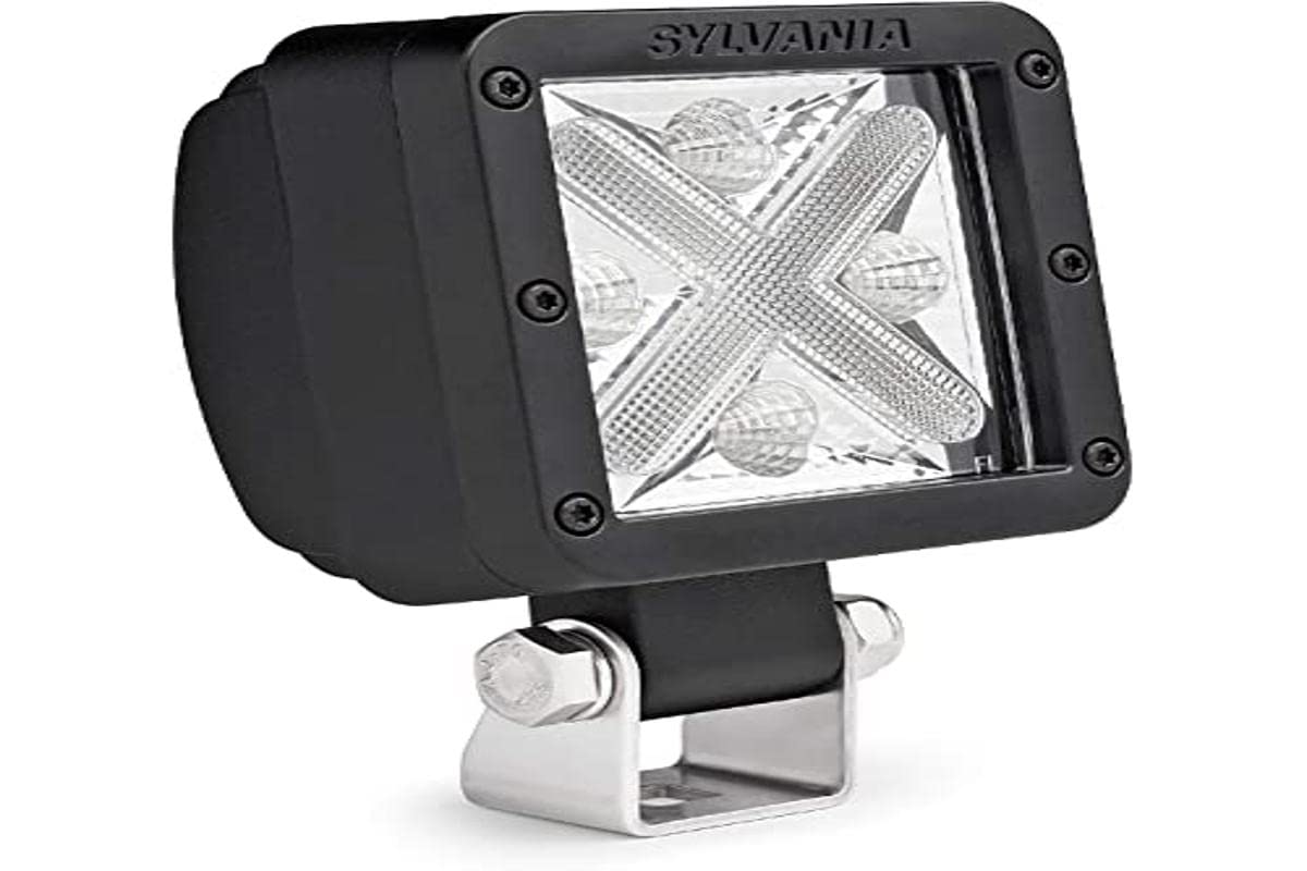 Sylvania - Led Pod 3 Inch Cube Light - Dual Mode Accent Plus Spot Light 1800 Raw Lumens Best Off Road Driving Work Light, Truck, Car, Boat, Atv, Utv, Suv, 4X4 (1 Pc)