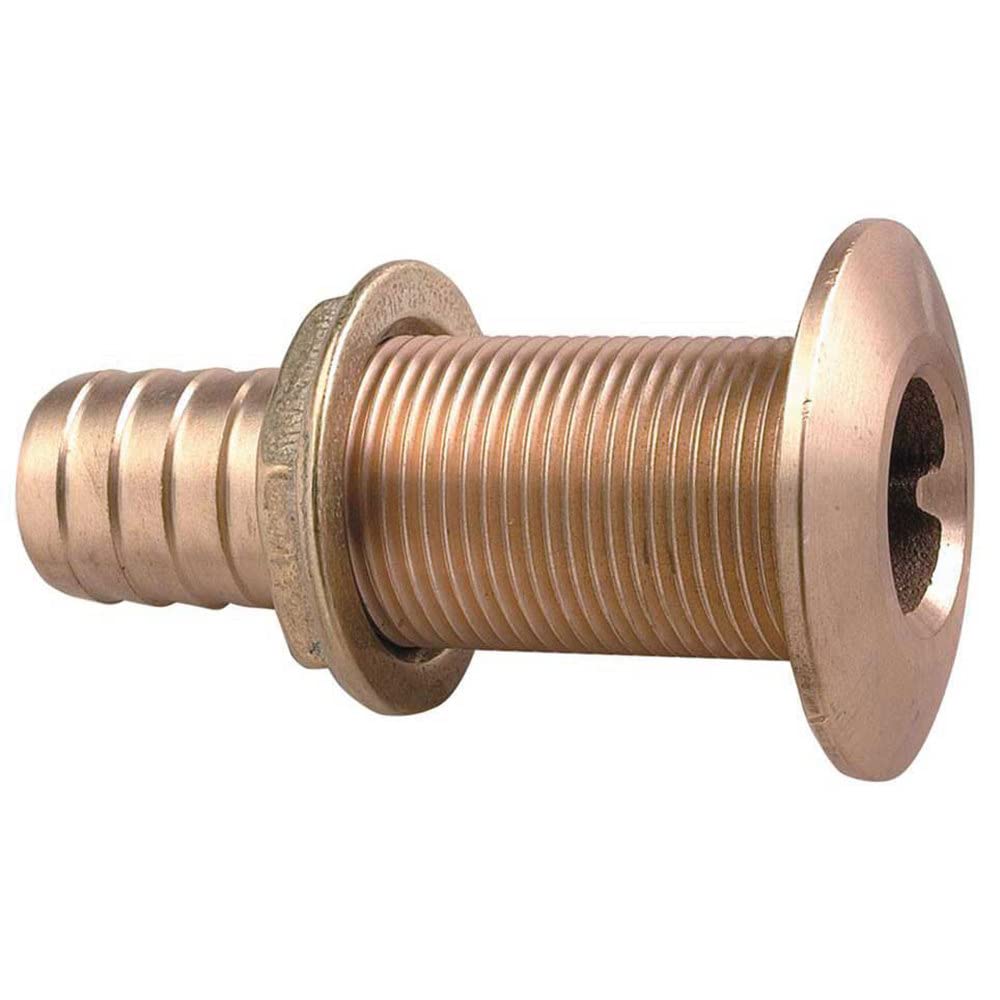 Perko 0350007Dpp Thru-Hull Connection (Plain Bronze, Use With 1-1/4'' Hose)