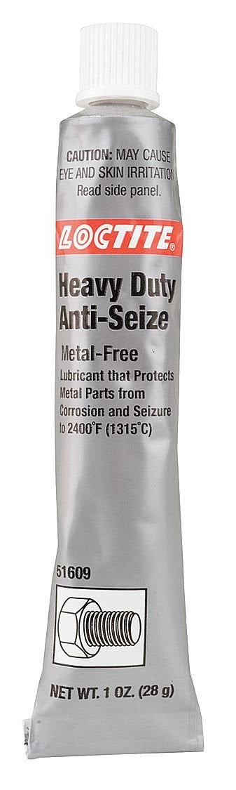 Loctite 51609 Gray Lb 8009 Heavy Duty Anti-Seize Lubricant, -20 Degree F Lower Temperature Rating To 2400 Degree F Upper Temperature Rating, 1 Fl. Oz. Tube