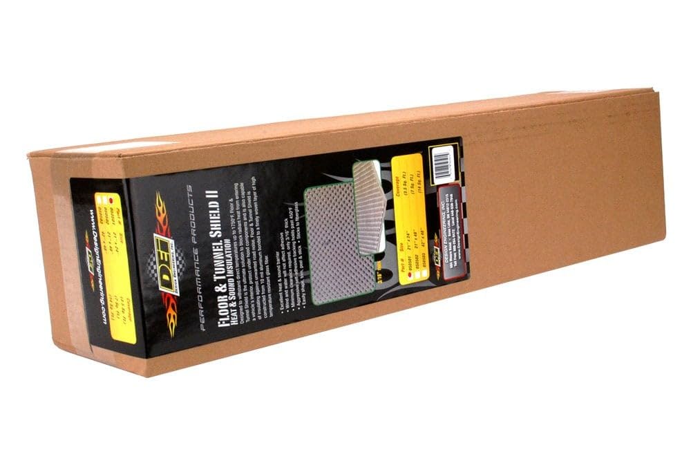 Design Engineering 050506 Floor & Tunnel Shield II 42'' x 24'' Non-Adhesive Heat and Sound Insulation (7 sq ft)