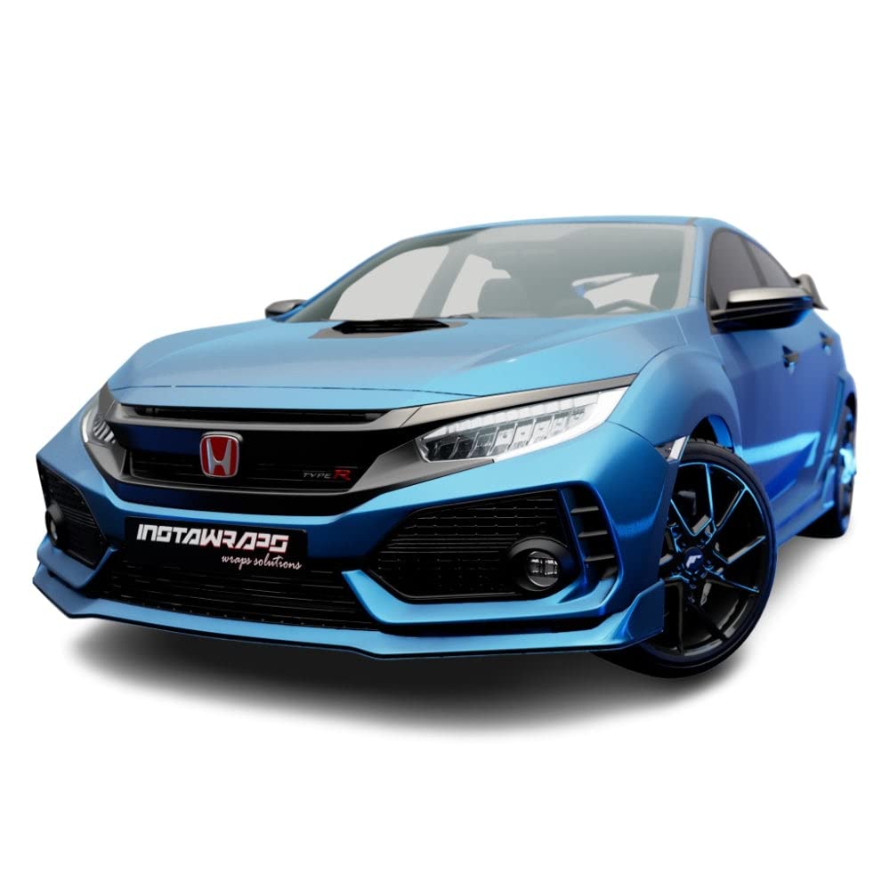 3M Car Wrap Roll 2080 Satin Perfect Blue | S347 | (5Ft X 30Ft (150 Sq/Ft)) | Automotive Vinyl Wrap For Cars - Car Interior Wrap
