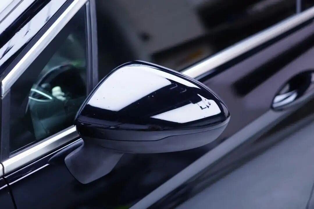 Lzlrun Ultra Gloss Premium Vinyl Car Wrap Film Piano Black (Black, 1.65Ft X 5Ft)