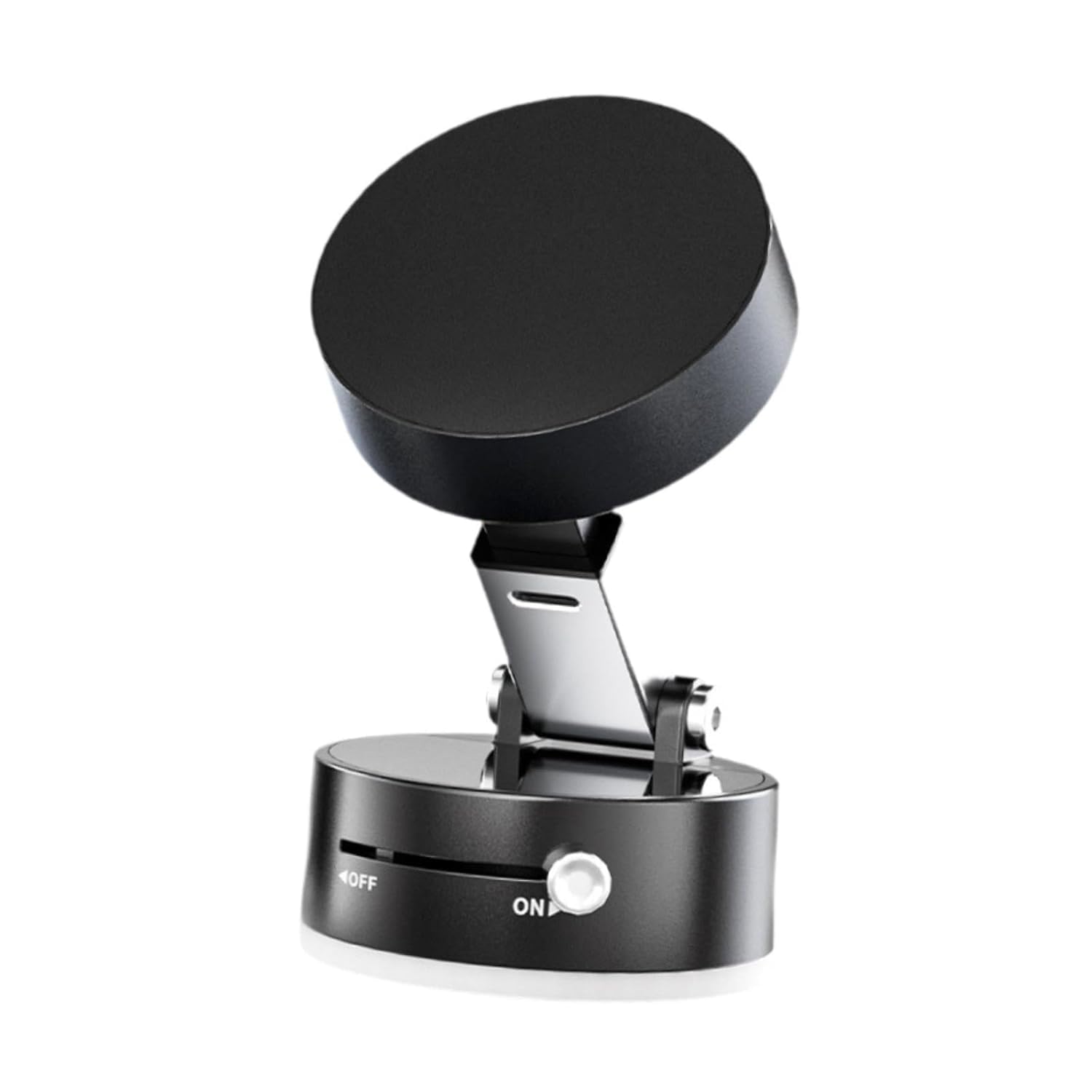 JKSM GROUP Vacuum Suction Car Phone Mount | Heavy Duty Mobile Holder | Dashboard Windshield Stand | 360 Adjustable | Black