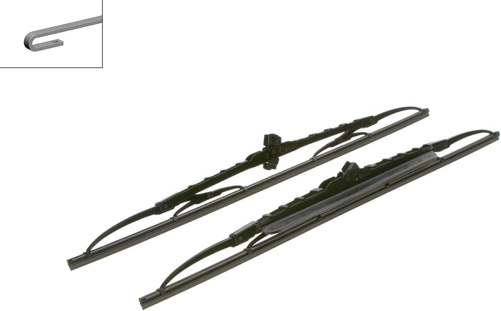 Bosch 3397118401 Twin Spoiler Original Equipment Replacement Wiper Blade - 21'/21' (Set Of 2)