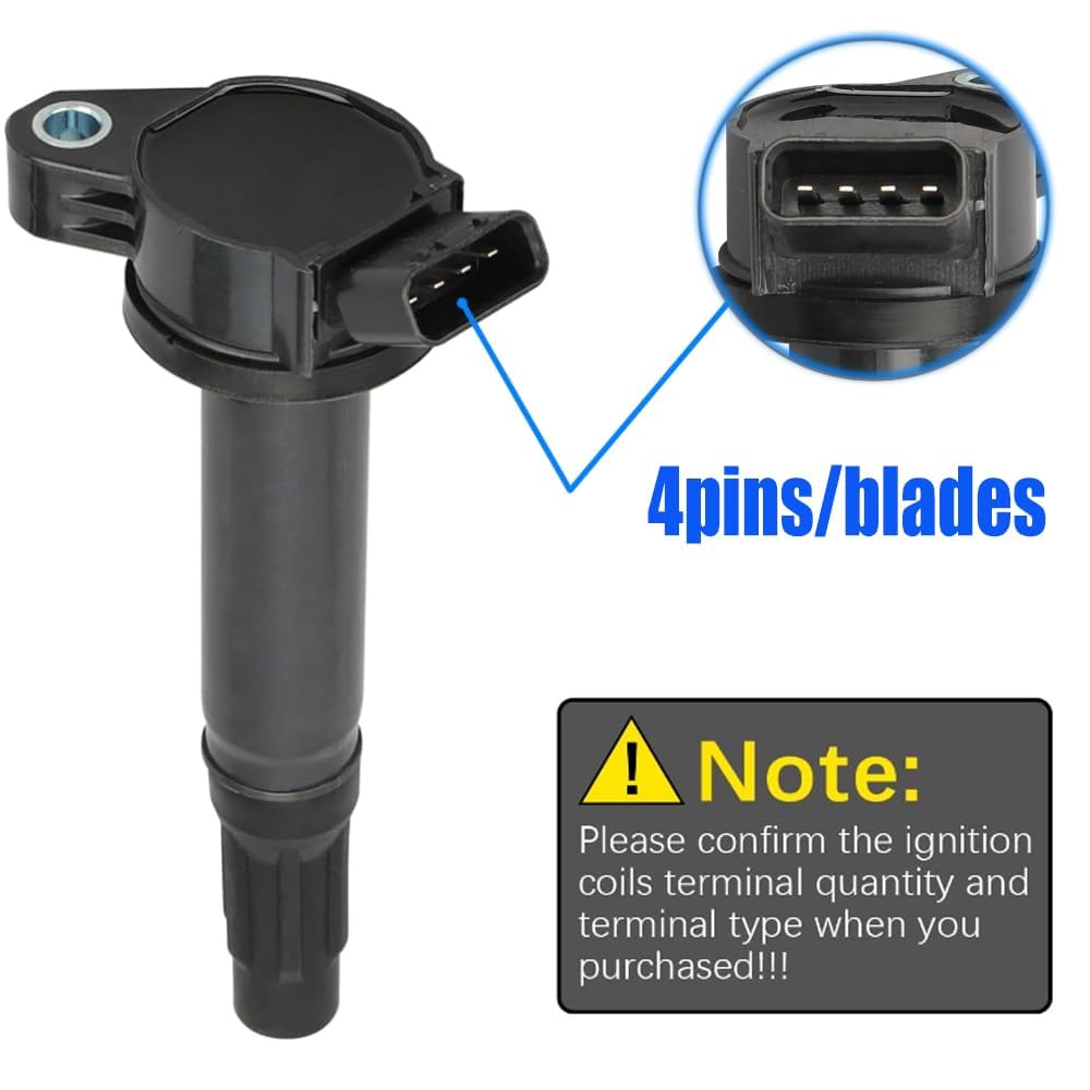 Autowxjq Ignition Coil Iridium Spark Plugs Set of 8pcs Compatible with 2007 2008 2009 2010 2011 2012 2013 2014 2015 2016 2017 20