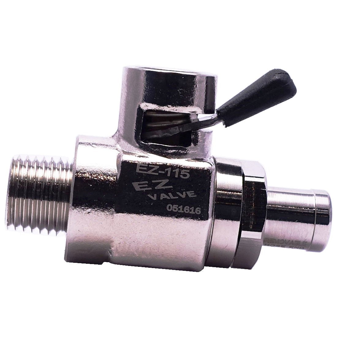 Ez-115(Npt 1/4-18) Ez Oil Drain Valve With Removable Straight Hose End(H-001) Combo