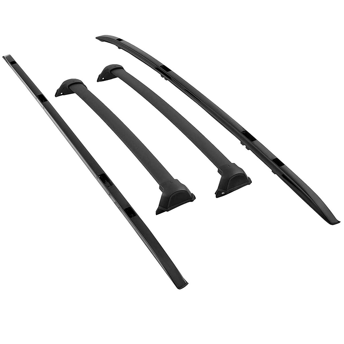 ANTS PART Roof Rack Cross Bars & Side Rail Kit for Honda CRV 2017-2022, Durable Aluminum, Black, Complete Set for Kayaks & Bikes
