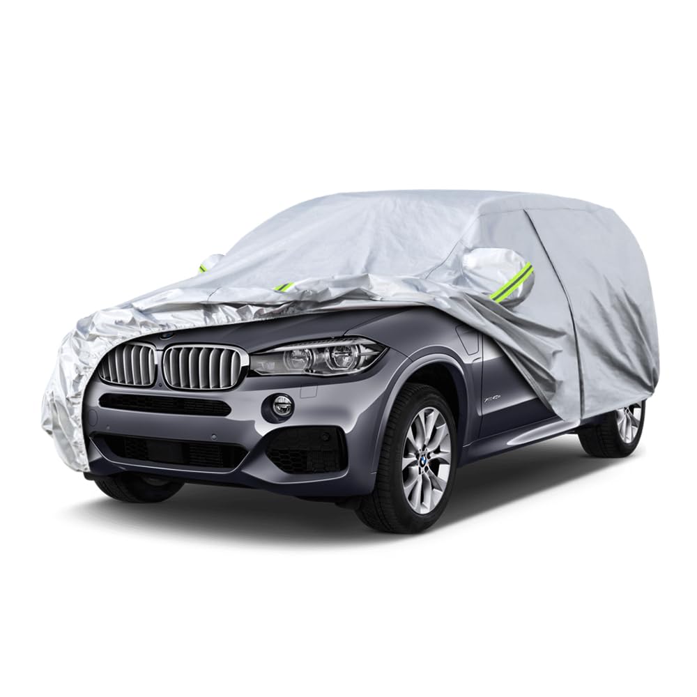 Koukou Suv Car Cover Custom Fit Bmw X5 From 2007 To 2025,Waterproof Car Cover All Weather For Automobiles Outdoor Indoor With Zi