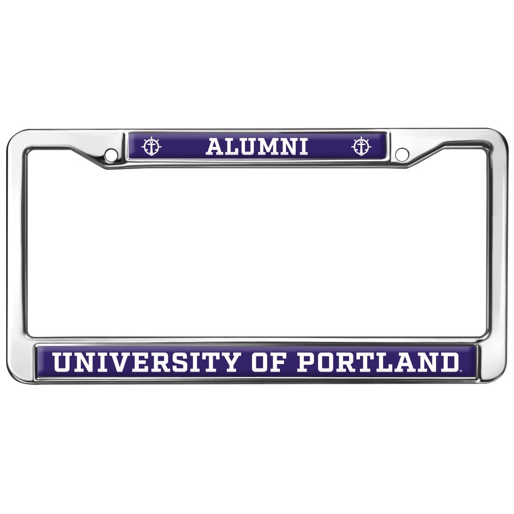 University of Portland Alumni Logo Full Size Standard License Plate Metal Frame