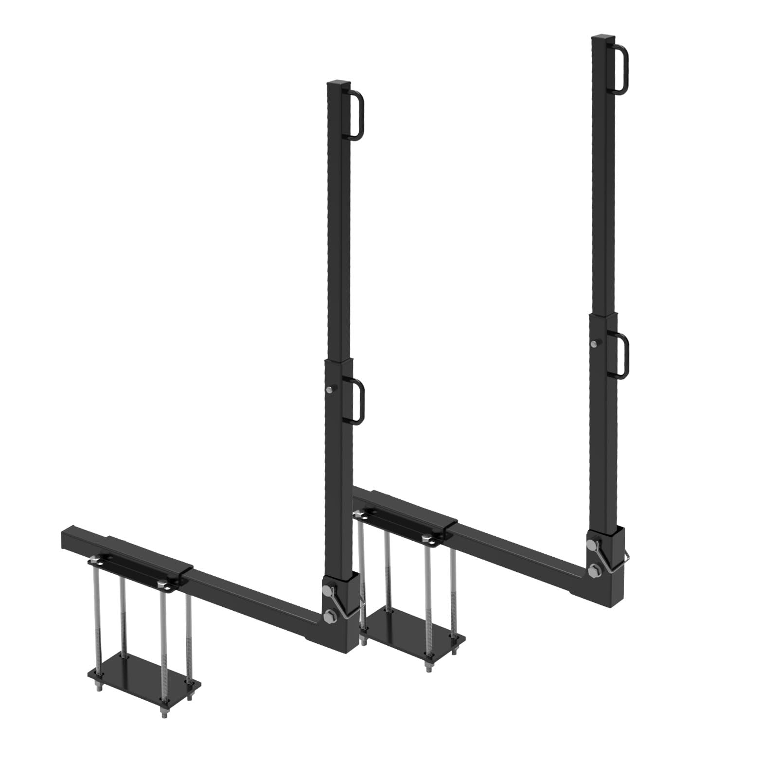 RV Bumper Rack, Bumper Mount Waste Tank Rack with Heavy-Duty Straps, RV Bumper Support Bracket,Fits 4-4.5 inches Bumpers