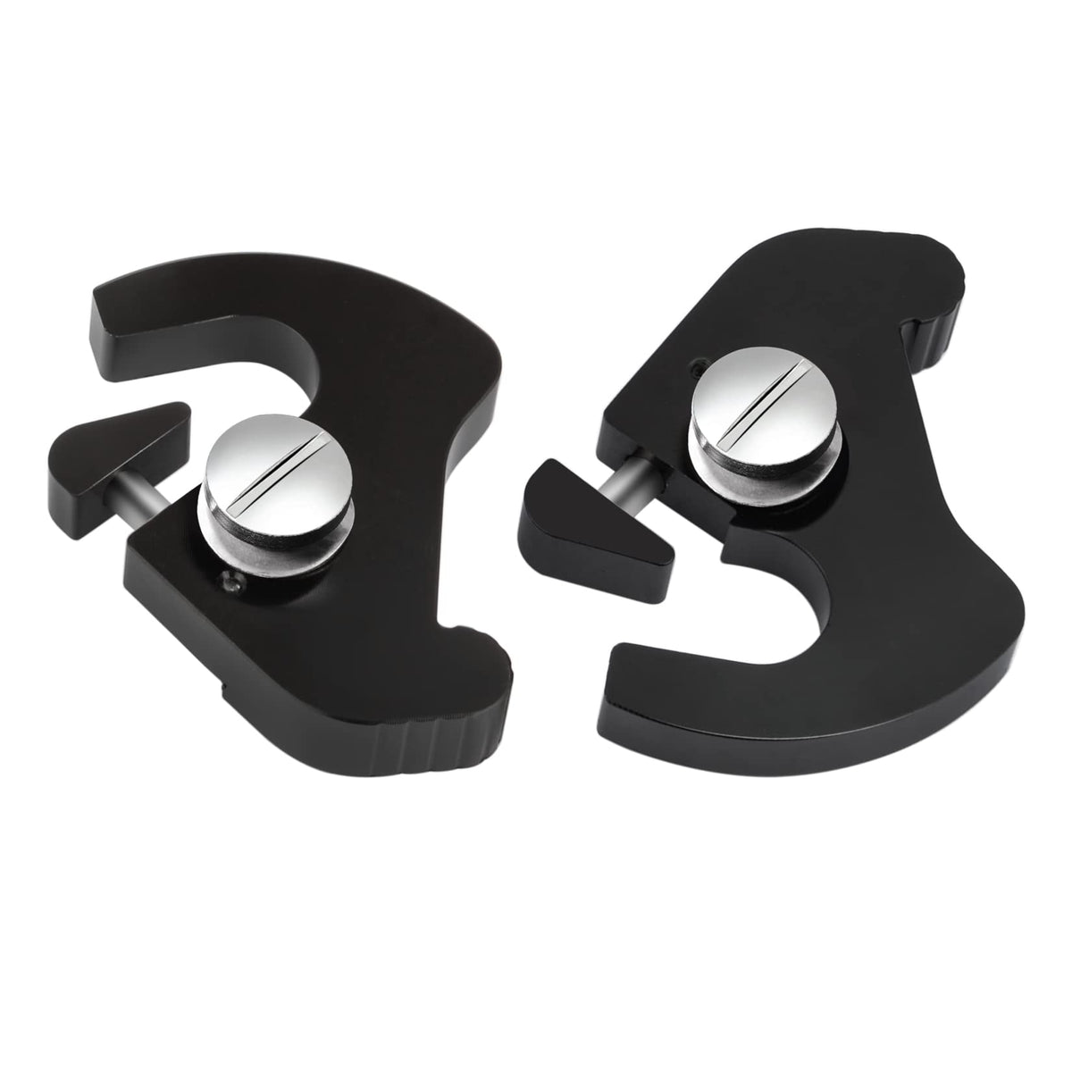 Pbymt Black Detachable Mounting Luggage Rack Latch Clips Compatible For Harley Davidson Softail Sportster Touring Street Glide Road King Electra Glide 1986-2024