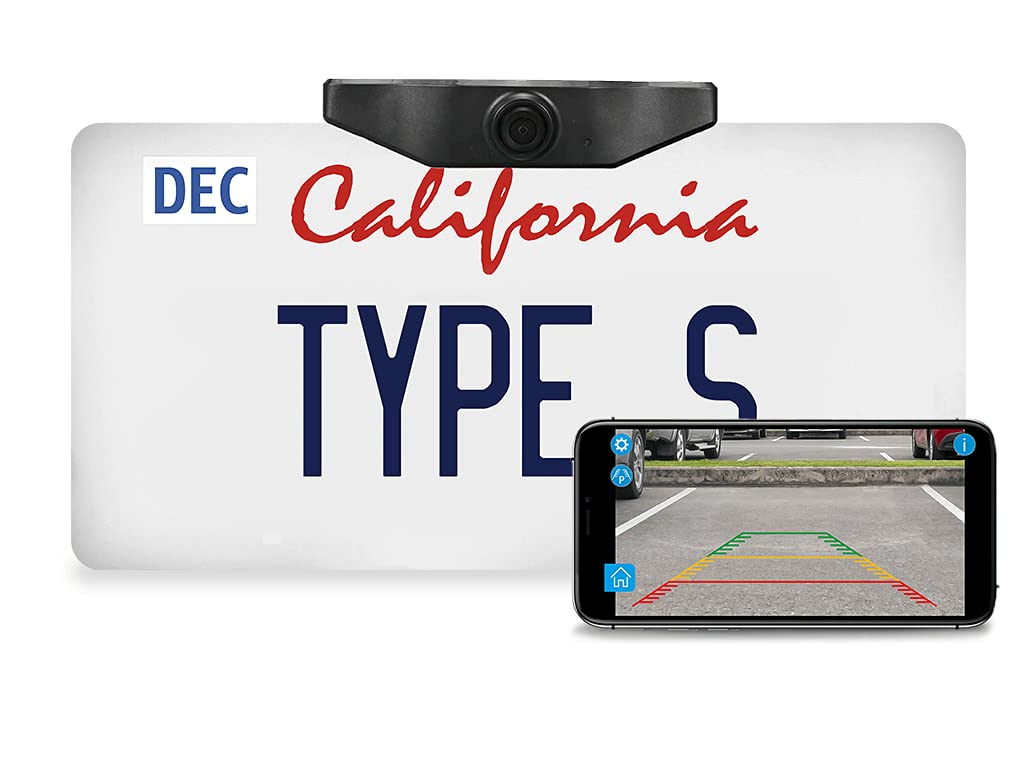 Type S Touring Items Backup Cameras With Hardwire Connection, 1080P Hd Monitor, 120 Degree Wide Angle, Waterproof, Night Vision,