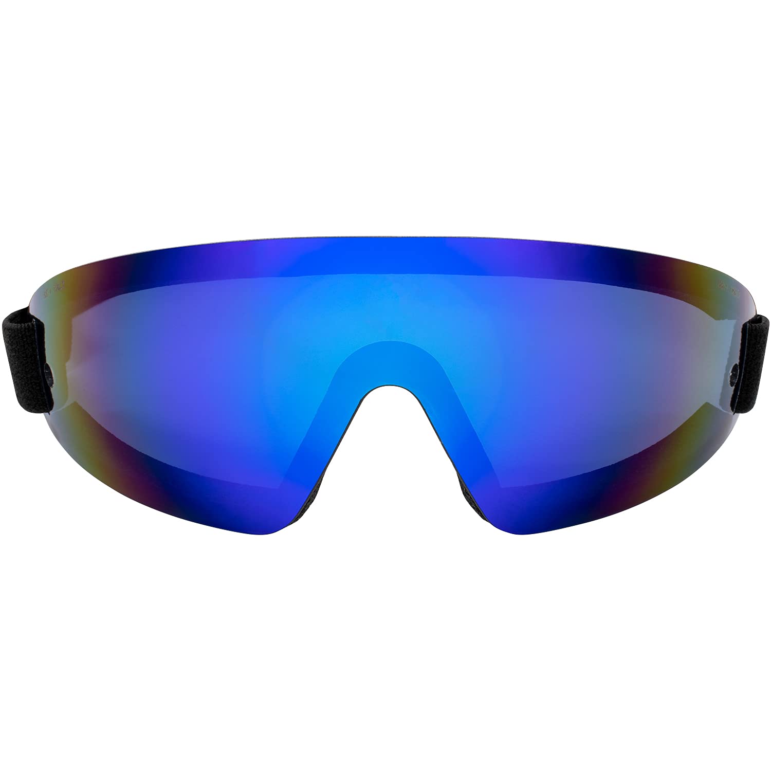Birdz Eyewear Wing Skydiving Parasailing Goggles 2 Pairs With One Piece Reflectech Red Mirror Lens & Blue Mirror Lens