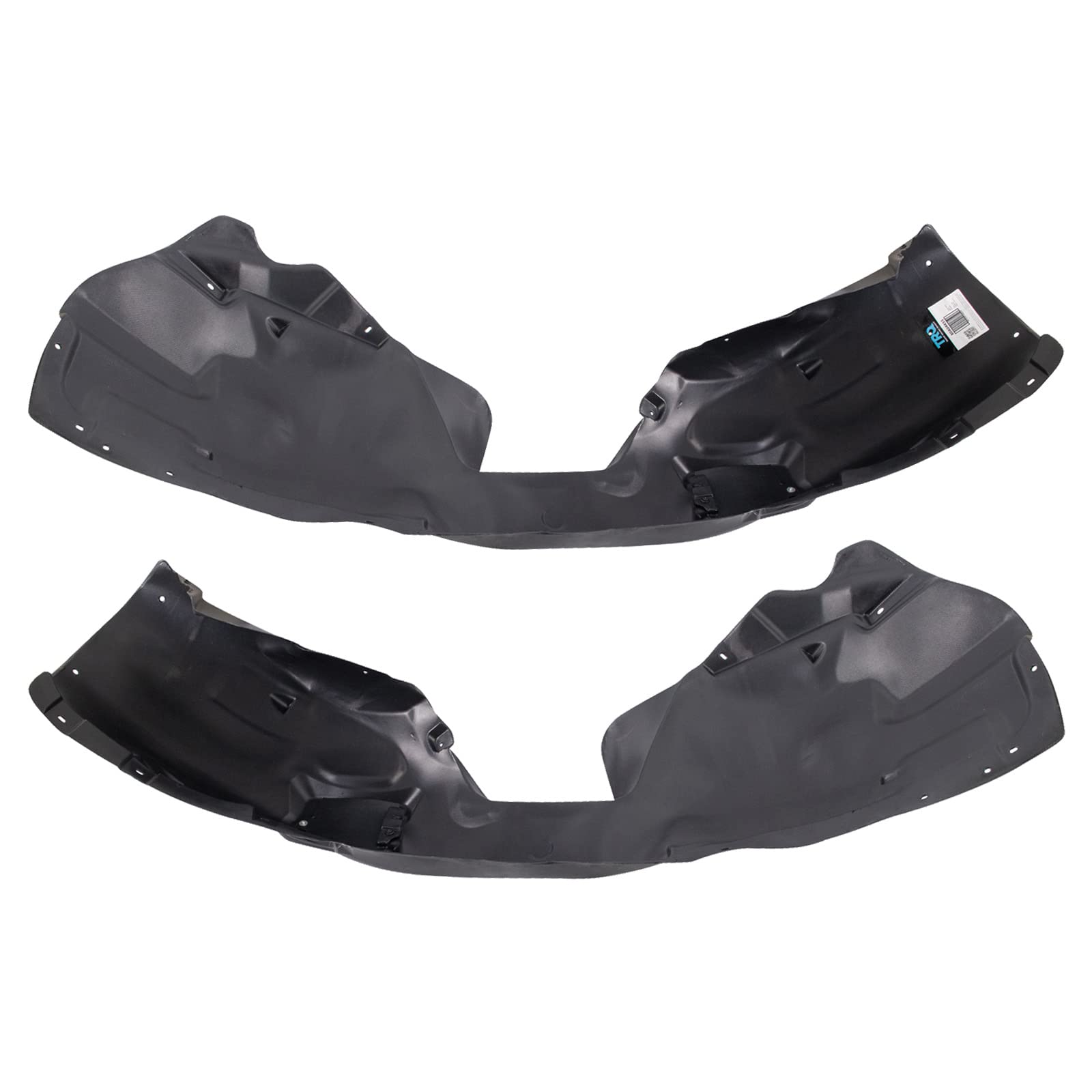 Trq Front Inner Fender Liner Set Compatible With 2015-2017 Chrysler 200 Ch1248168 Ch1248169 Ch1249168 Ch1249169