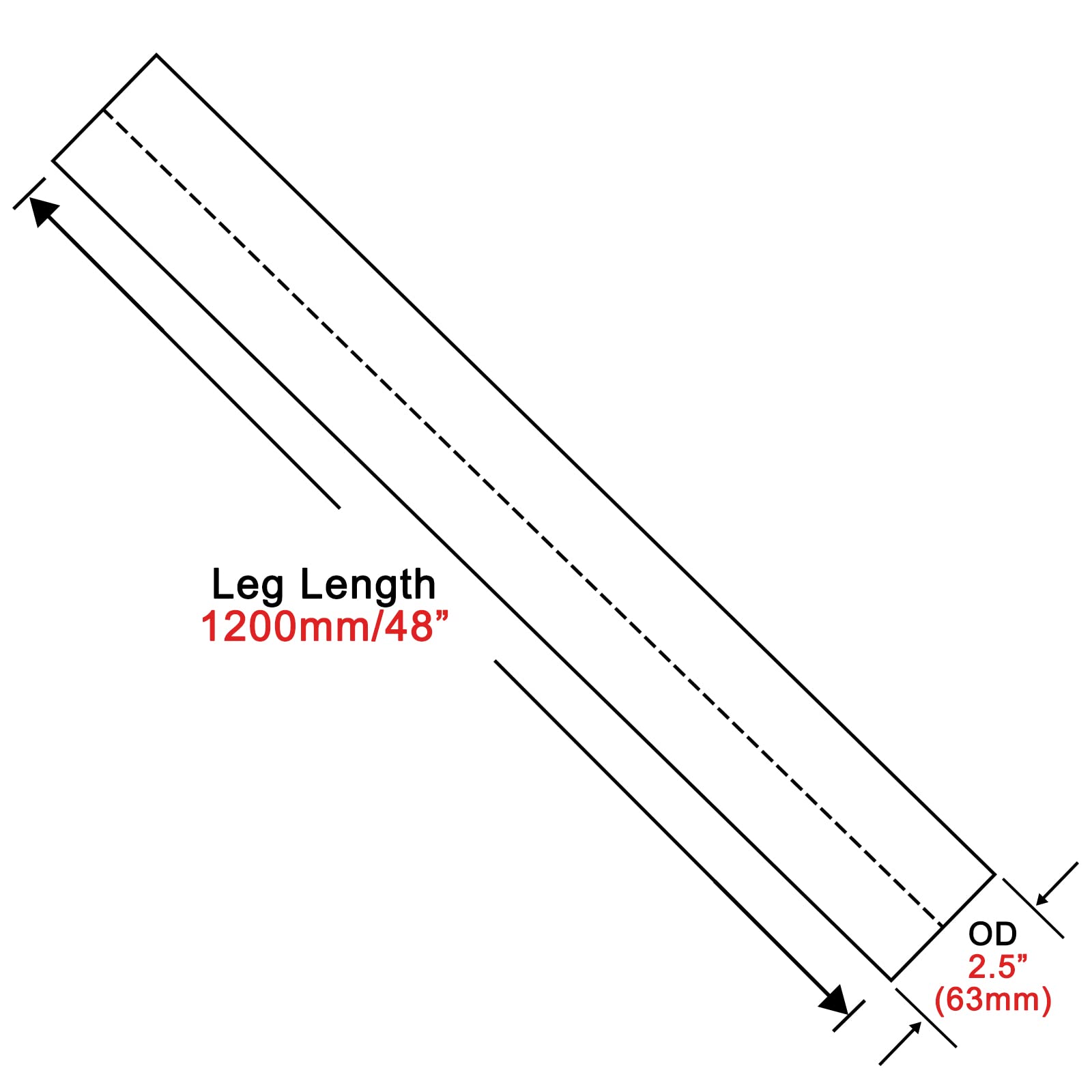 2.5 Inch Straight Pipe Stainless Steel T304 Tubing Piping 48 Inch Long 2.5'' Od Tailpipe Diy Pipe, Pack Of 2