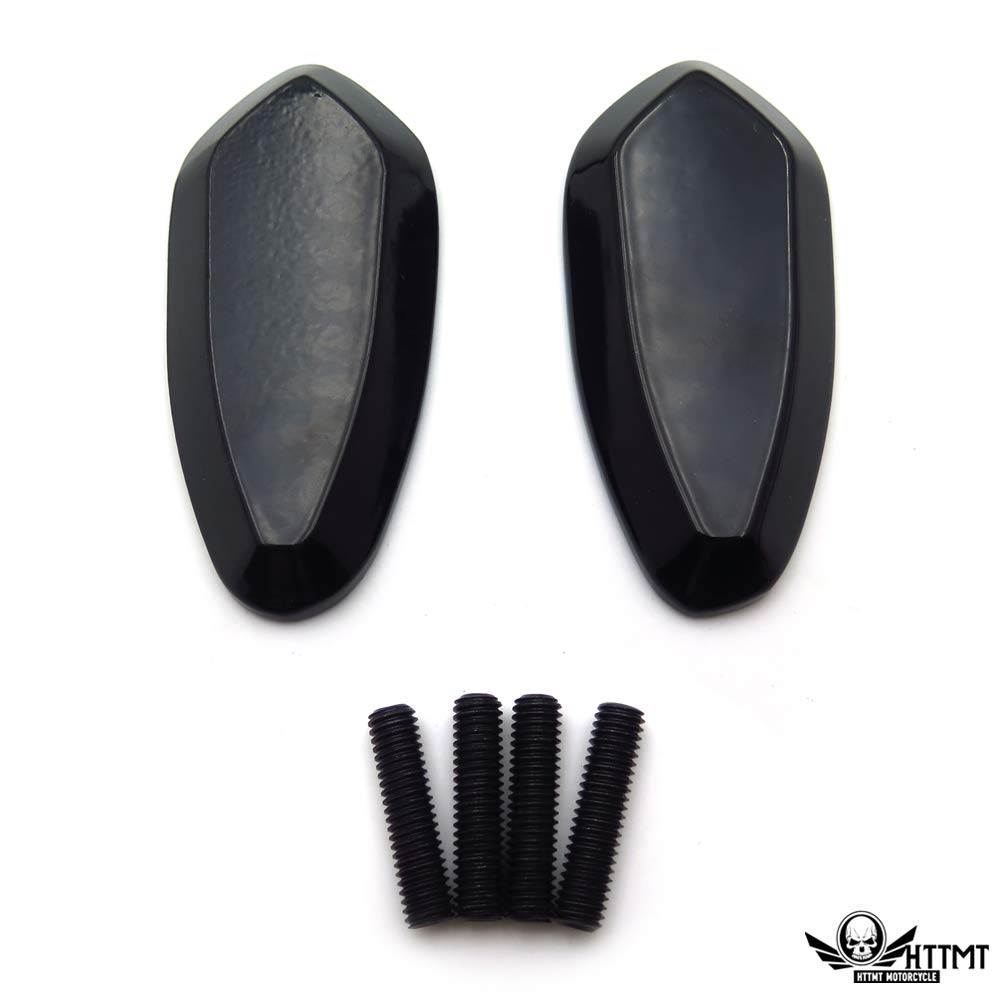 Httmt- Usmt222-013-Bk-Nologo- Mirror Block Off Base Plates 5Mm Compatible With 1999-2007 R6 Yzf-R6 Yzfr6 Carbon