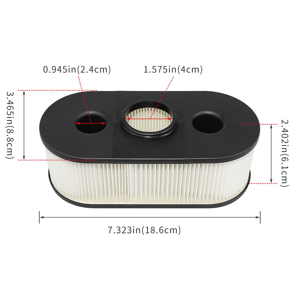 Locopow Air Filter 11013-7031 11013-7026 & Pre Filter 11013-7025 For Kawasaki Fh541V Fh580V Fh381V Fh430V Fh480V 4 Stroke Engine John Deere M151769 M151768