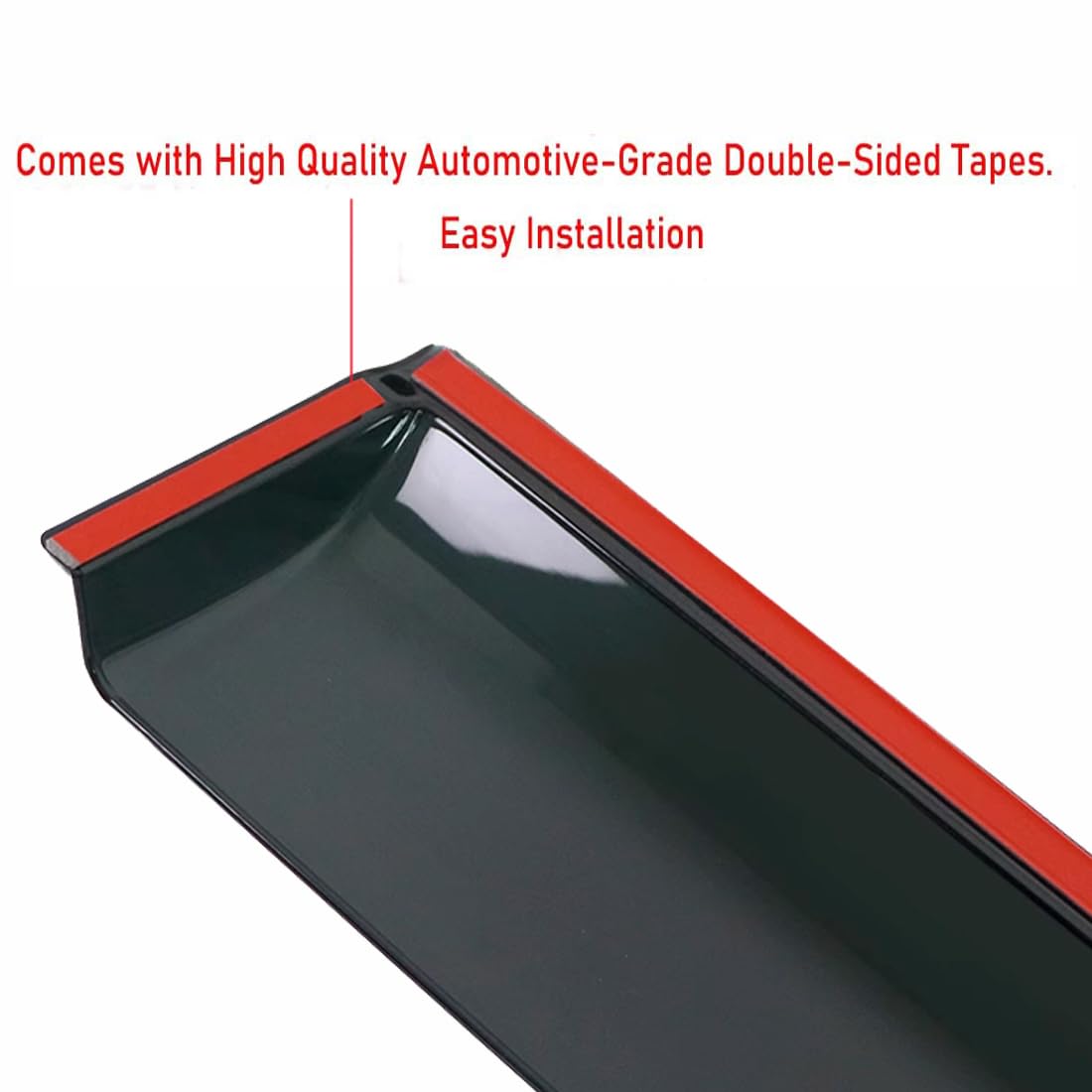 94251 Waterproof Sunproof Rain Guards Set, 4Pcs Out-Channel Protective Side Window Wind Deflectors, Window Visor Fit For 2008-20