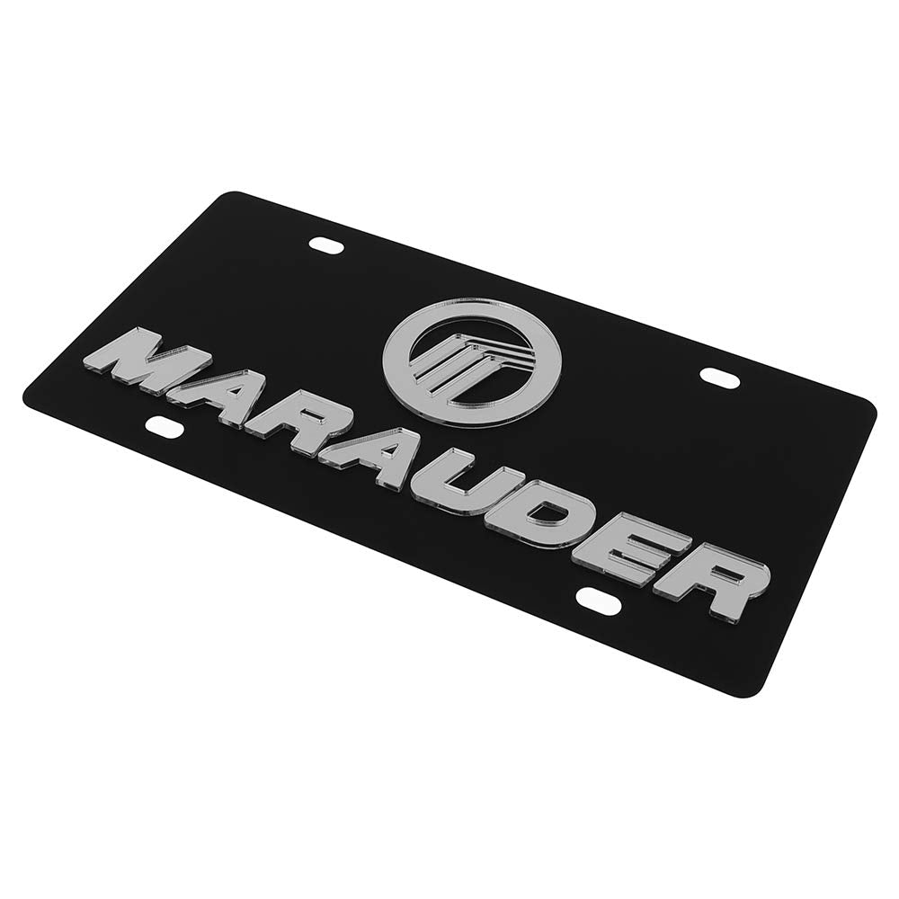 Eurosport Daytona- Compatible With -, Mercury Marauder - Carbon Steel License Plate