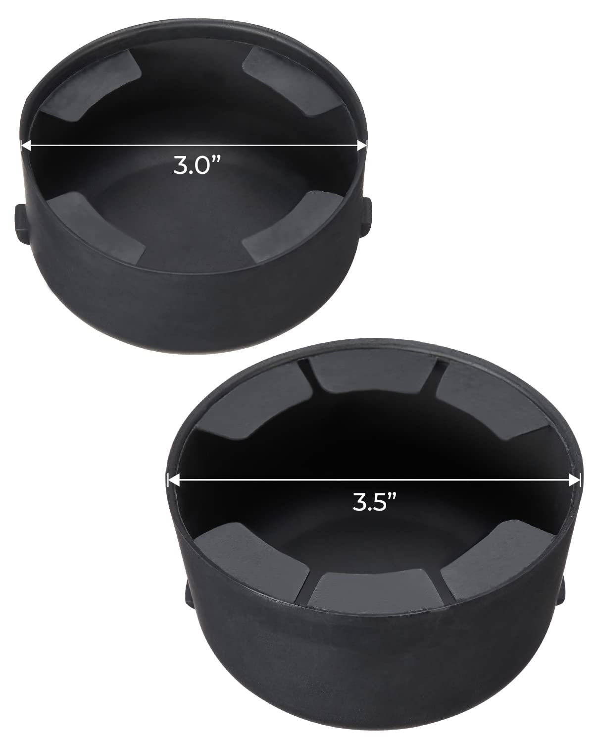 Joytutus Cup Holder Insert 3'' & 3.5'' Compatible With Trailblazer 2002-2009, Compatible With Envoy 2002-2009