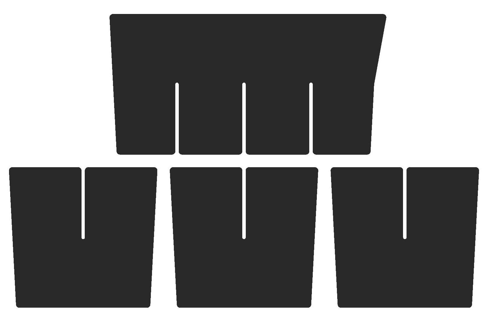 Vehicle Ocd - Center Console Organizer For Toyota Camry (2012-2017) - Made In Usa - Slx106