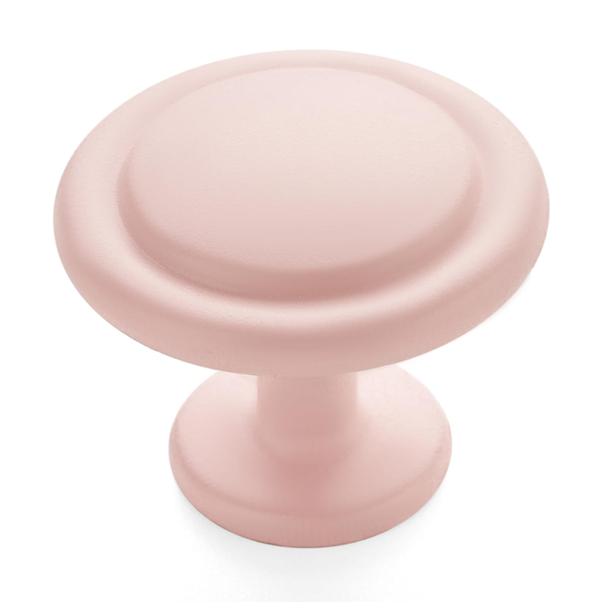 Ravinte 1 Pack 1-1/4 Inch Kitchen Cabinet Knobs Drawer Knobs Dresser Knobs Pink Frosted Zinc Knobs Drawer Pulls Door Knobs Dresser Drawer Handles Knobs For Dresser Drawers