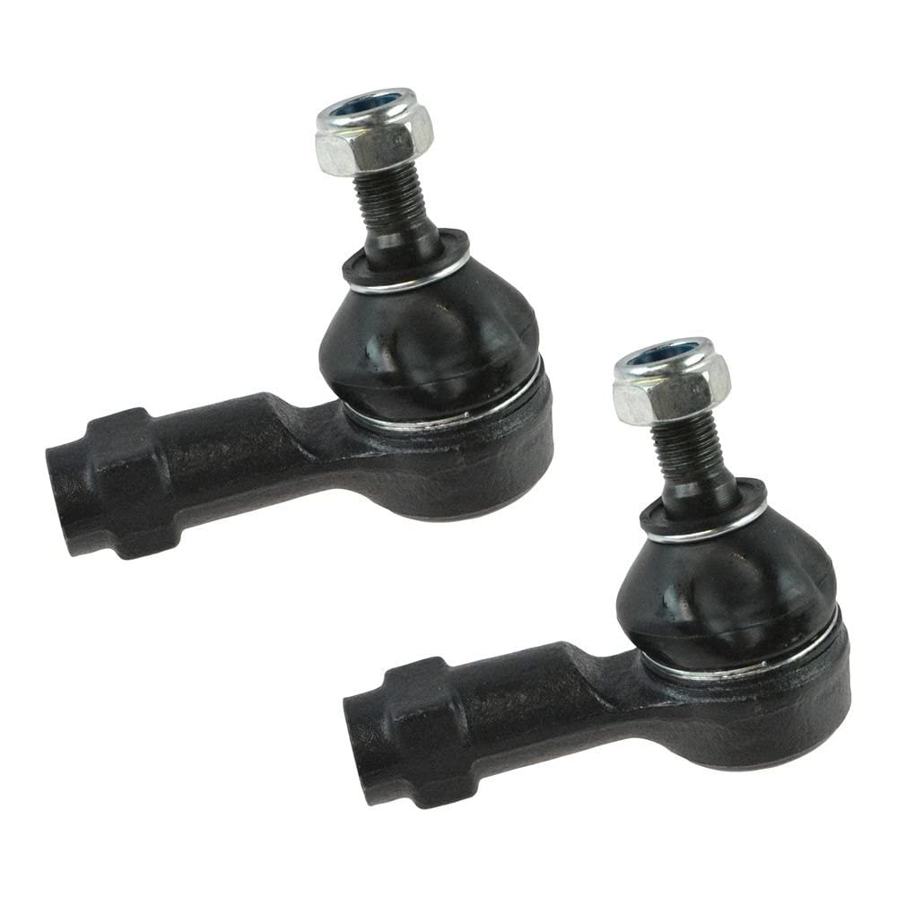 Trq Front Outer Tie Rod Set Compatible With 1995-2005 Hyundai Accent 1996-2006 Elantra 1997-2008 Tiburon 2005-2009 Kia Spectra 2