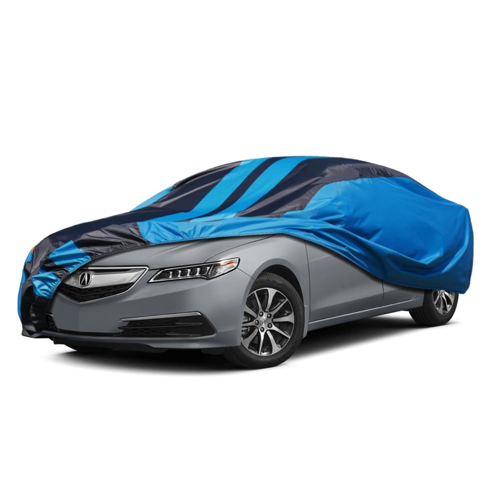 Kaugung Car Cover Waterproof Custom Fit Acura TLX(2014-2025), Full Exterior Cover for Automobiles Lightweight Resistant Outdoor 