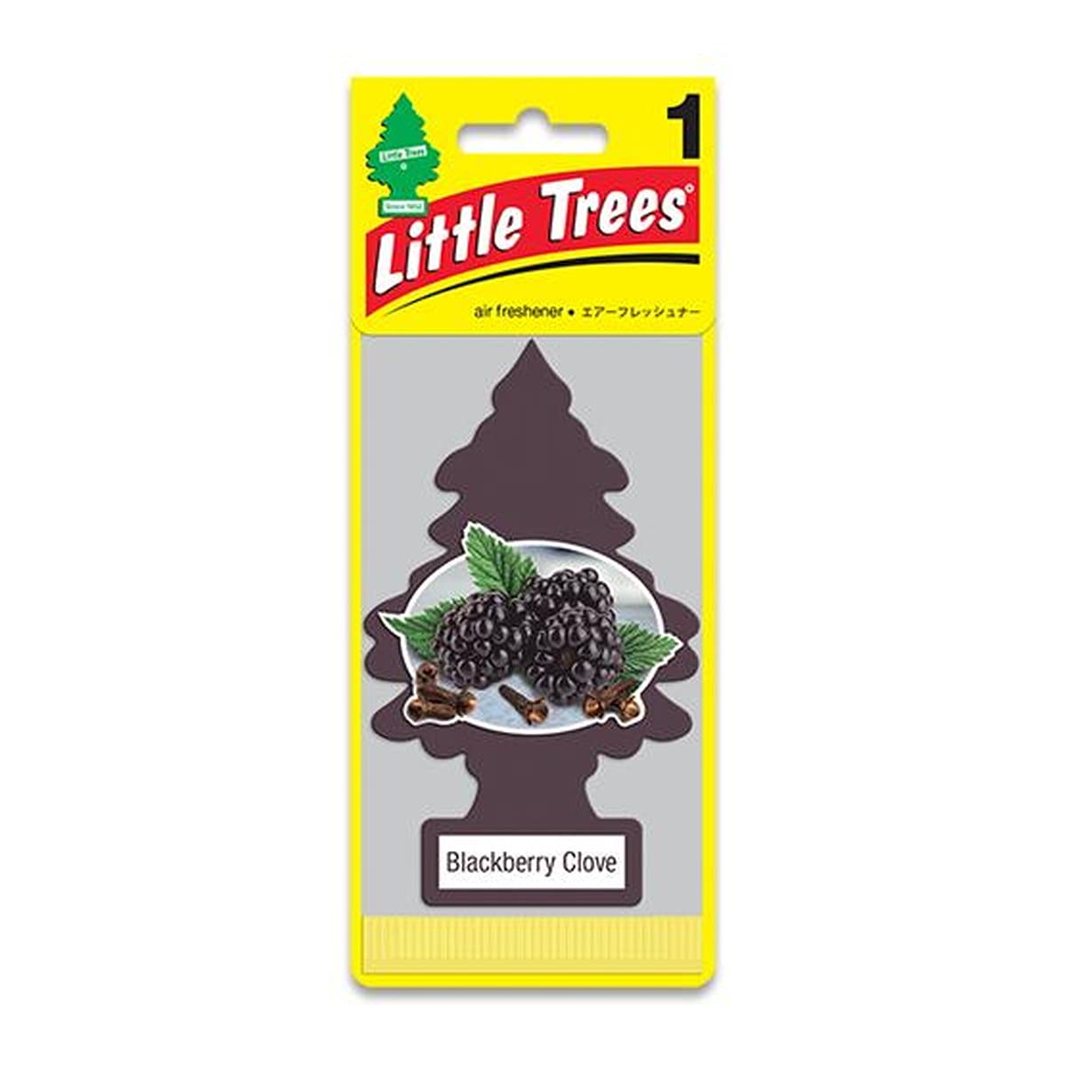 Little Trees Das-17343 Car Air Freshener | Hanging Paper Tree For Home Or Car | Blackberry Clove