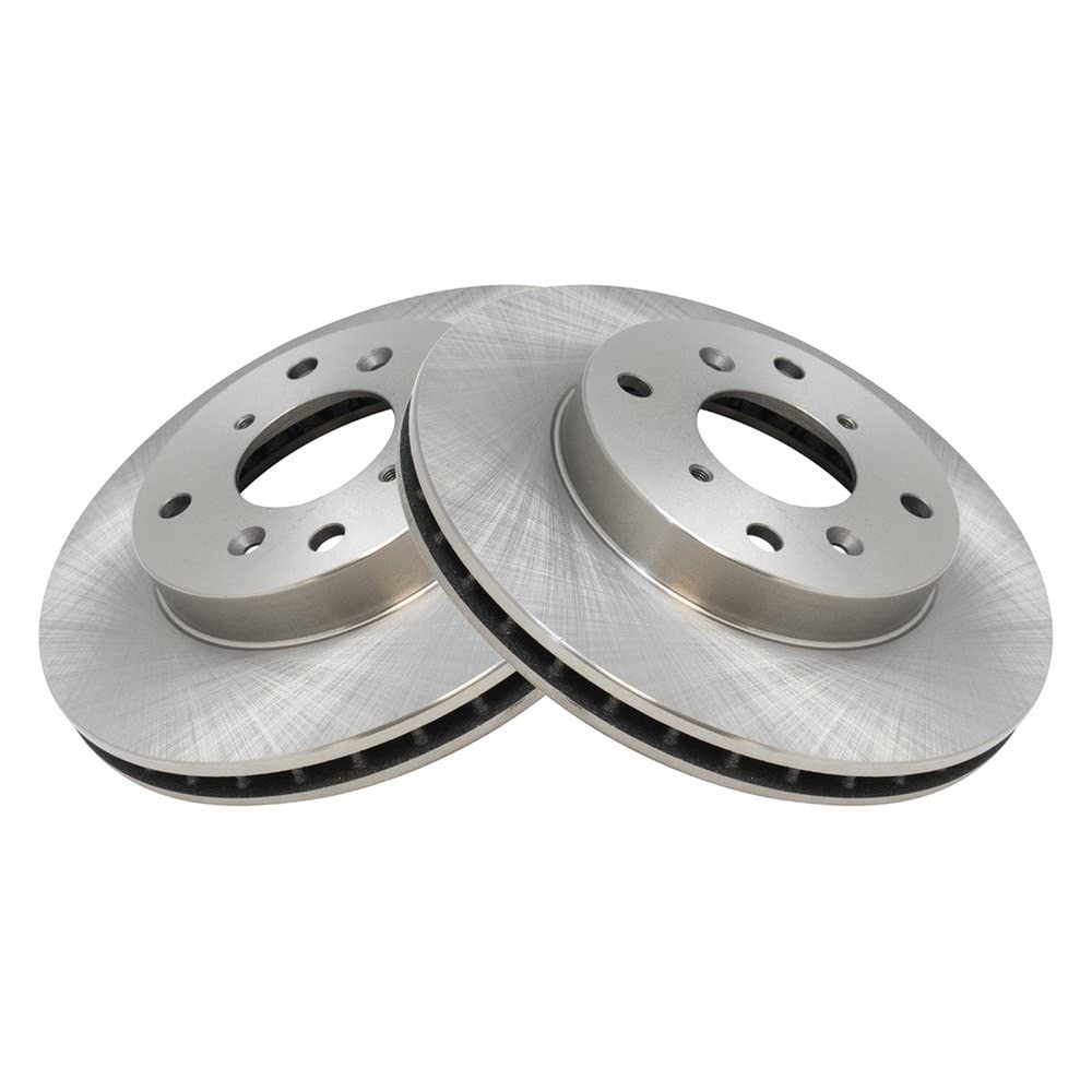 Trq Front Brake Rotors Set Vented Compatible With 1998-2002 Honda Accord 1998-1999 Acura Cl