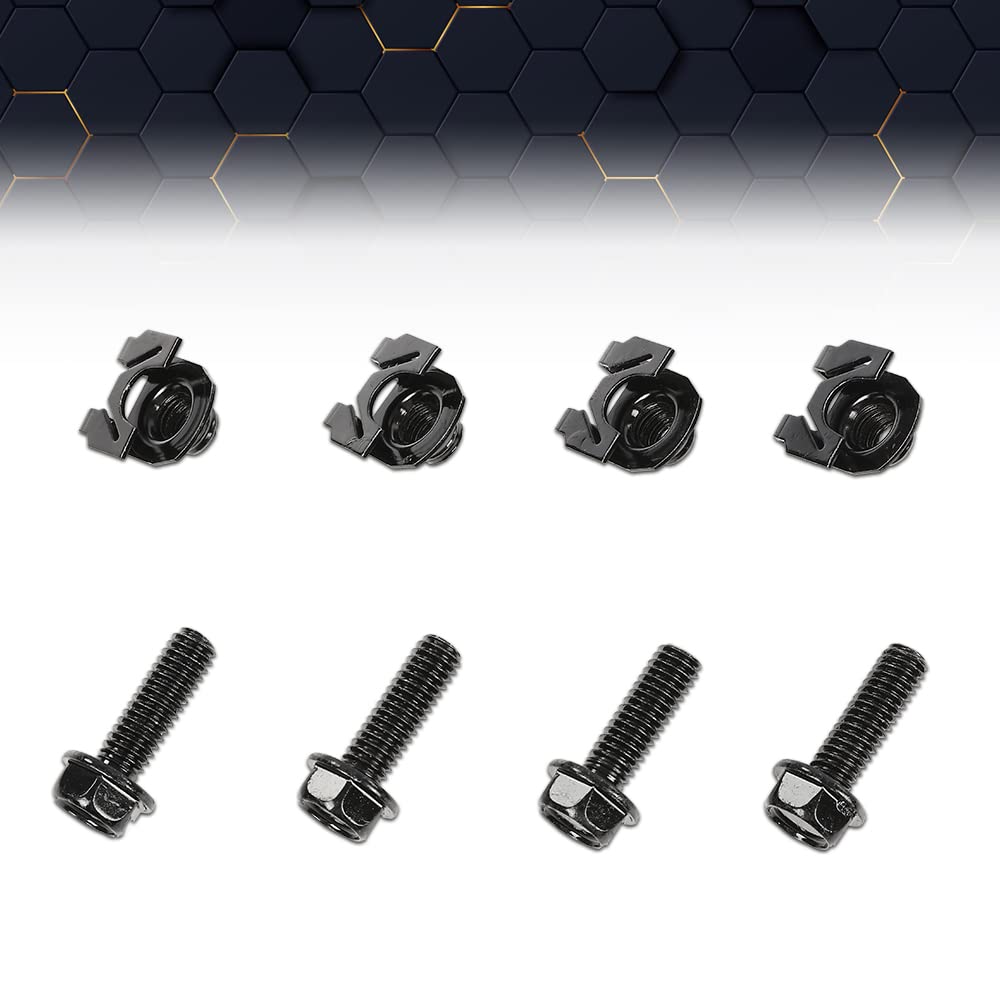Pit66 Front Shock Lower A Arm Mounting Bolts & Special U Nuts Hardware Compatible With 1955-2007 Gm 8 Pcs