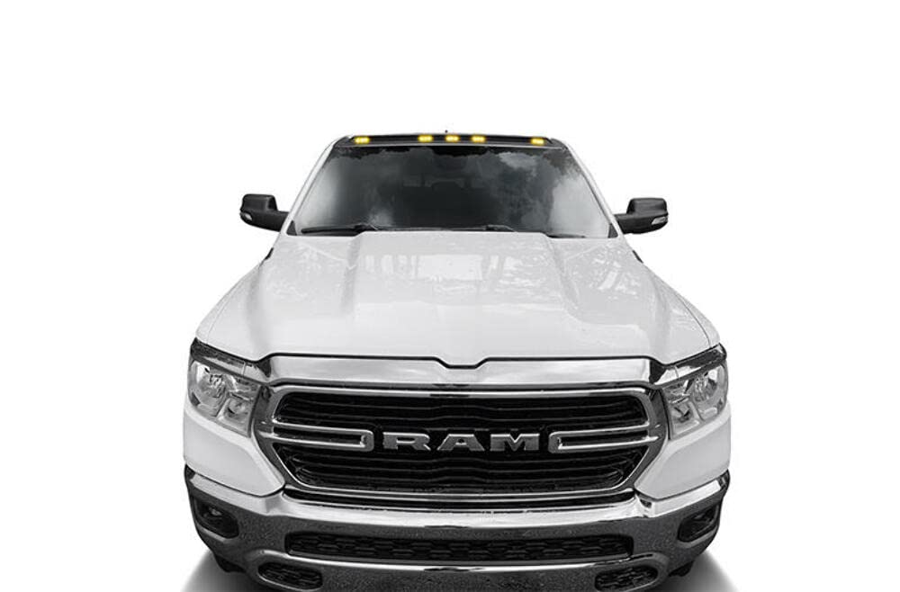 Auto Ventshade [Avs] Aerocab / Marker Light | Fits 2022 - 2024 Chevrolet Silverado 1500(Excludes Zr2 & L) Color Match-Silver Metallic, 1 Pc. | Silver Metallic - 698168-Gan