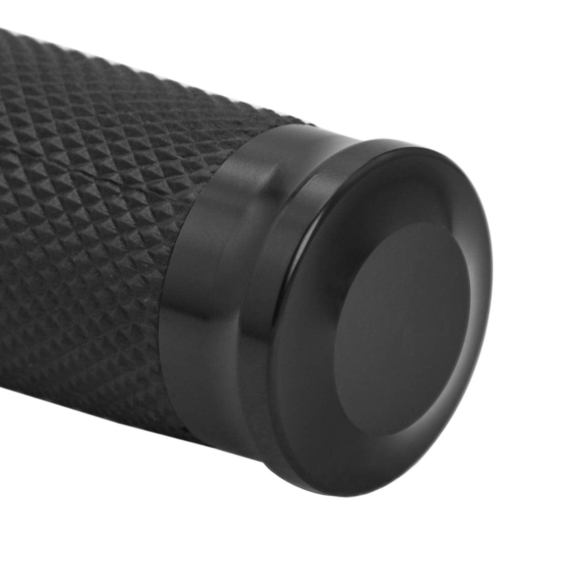 Pbymt 1' Motorcycle Hand Grips Black Handlebar Grips Compatible For Harley Touring Honda Yamaha Suzuki Kawasaki