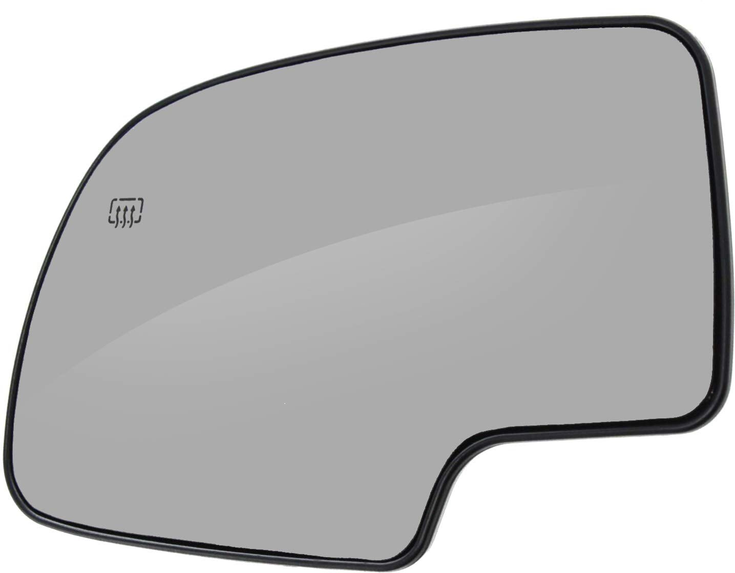 Kool Vue Driver Side Mirror Glass Compatible with 1999-2006 GMC Sierra 1500, Fits 2000-2006 Cadillac Escalade, Fits 1999-2006 Chevy Silverado 1500, Heated With Backing Plate GM1324108