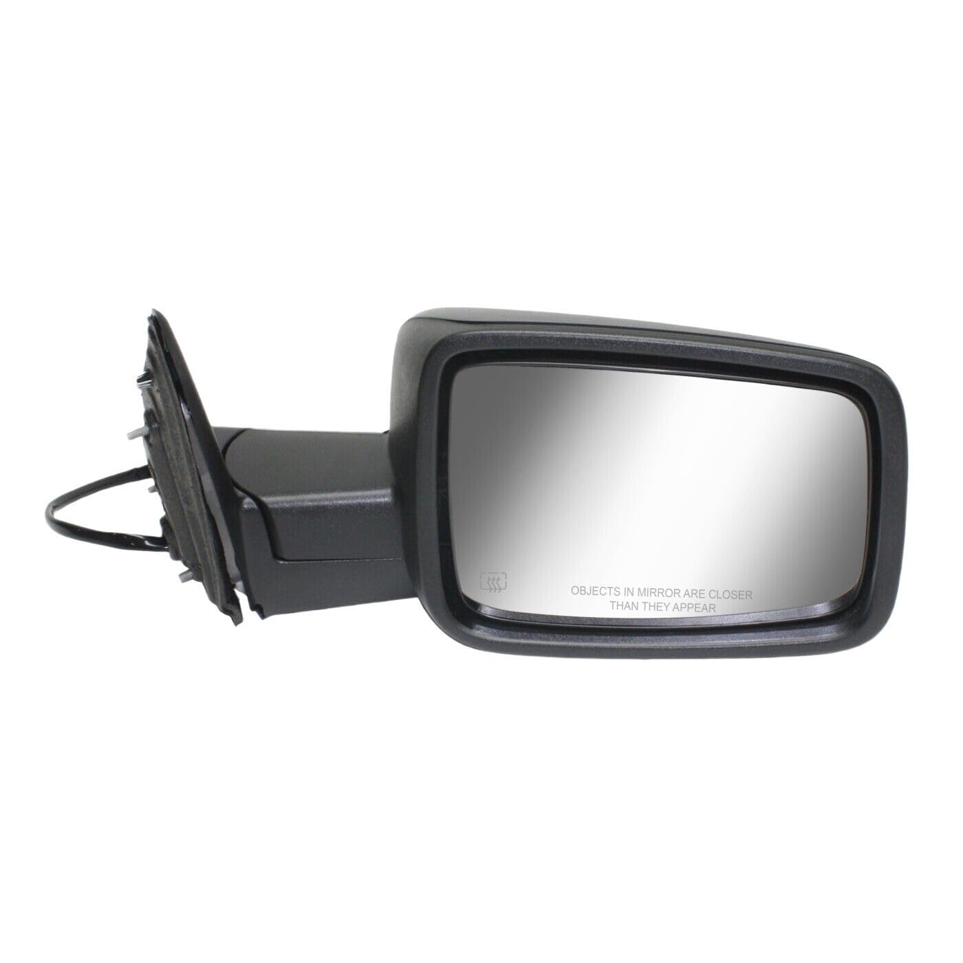 Fitrite Auto Parts New Right Side Power Door Mirror For 2014-2018 Ram 1500 Pickup, 2013-2018 Ram 2500 Pickup, 2019-2022 Ram 1500 Classic, Without Puddle Lamp, Without Turn Signal Ch1321354