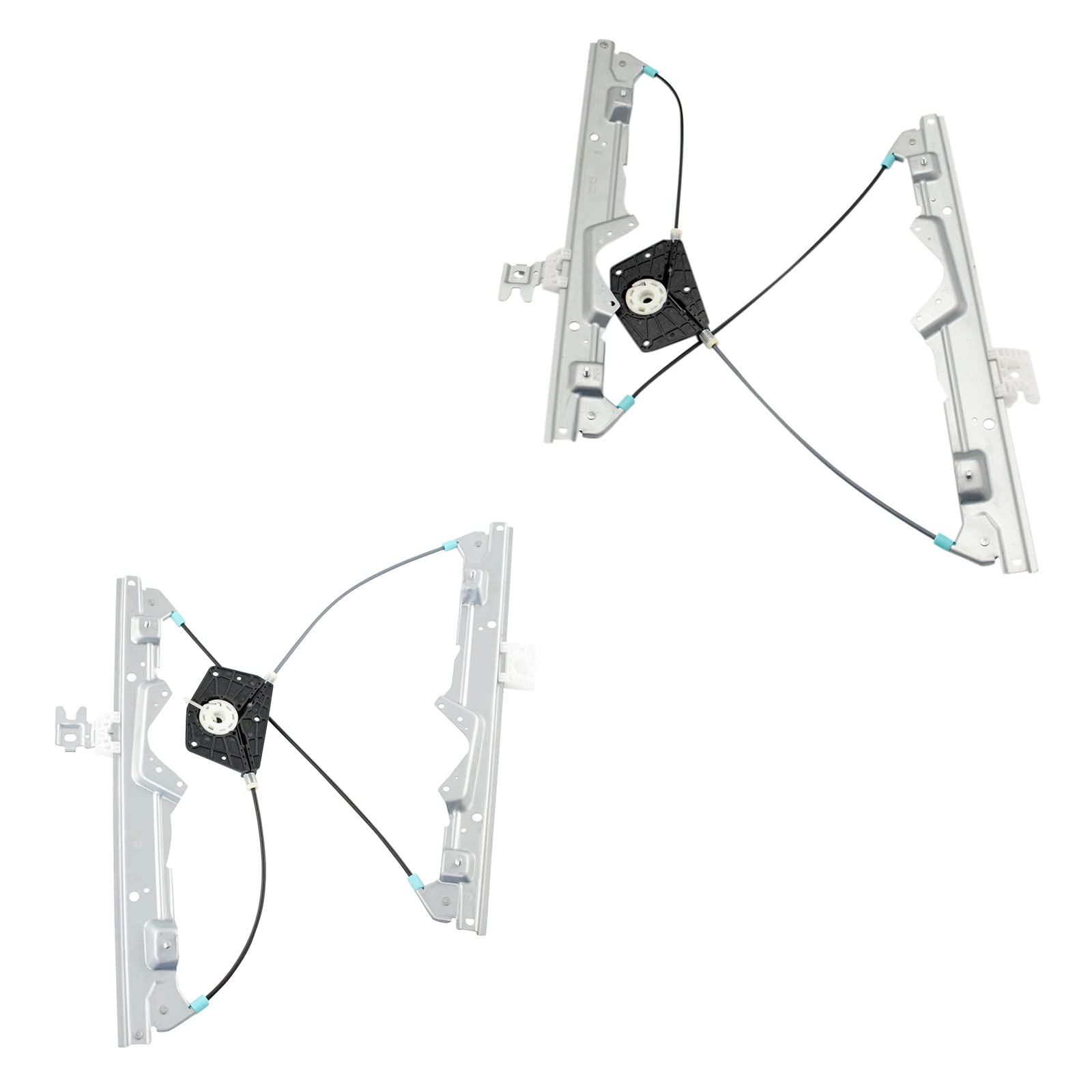 Trq Front Power Window Regulator Set Compatible With 2007-2012 Nissan Sentra