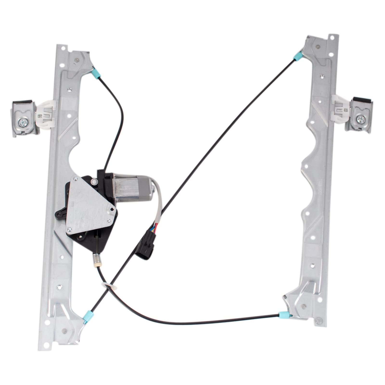 Trq Front Right Power Window Regulator & Motor Assembly Passenger Side Compatible With 2006-2010 Jeep Grand Cherokee
